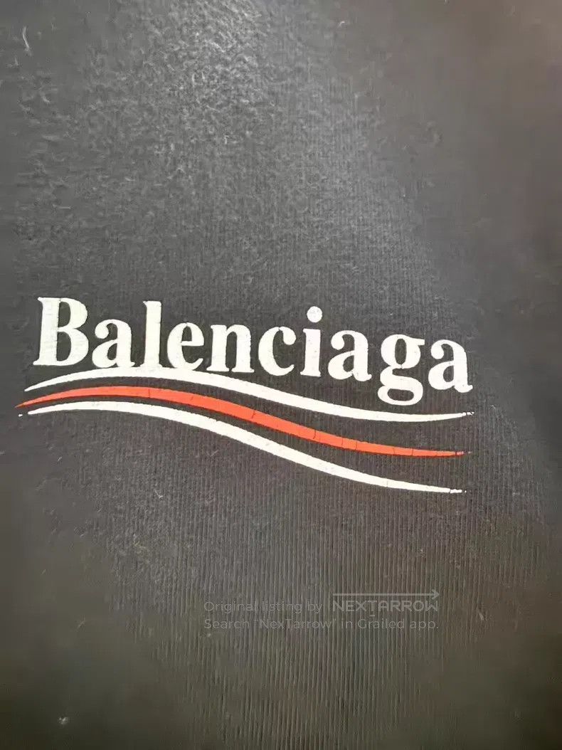 Balenciaga Balenciaga Black Coke Wave Short Sleeve Size US XS / EU 42 / 0 - 3 Thumbnail