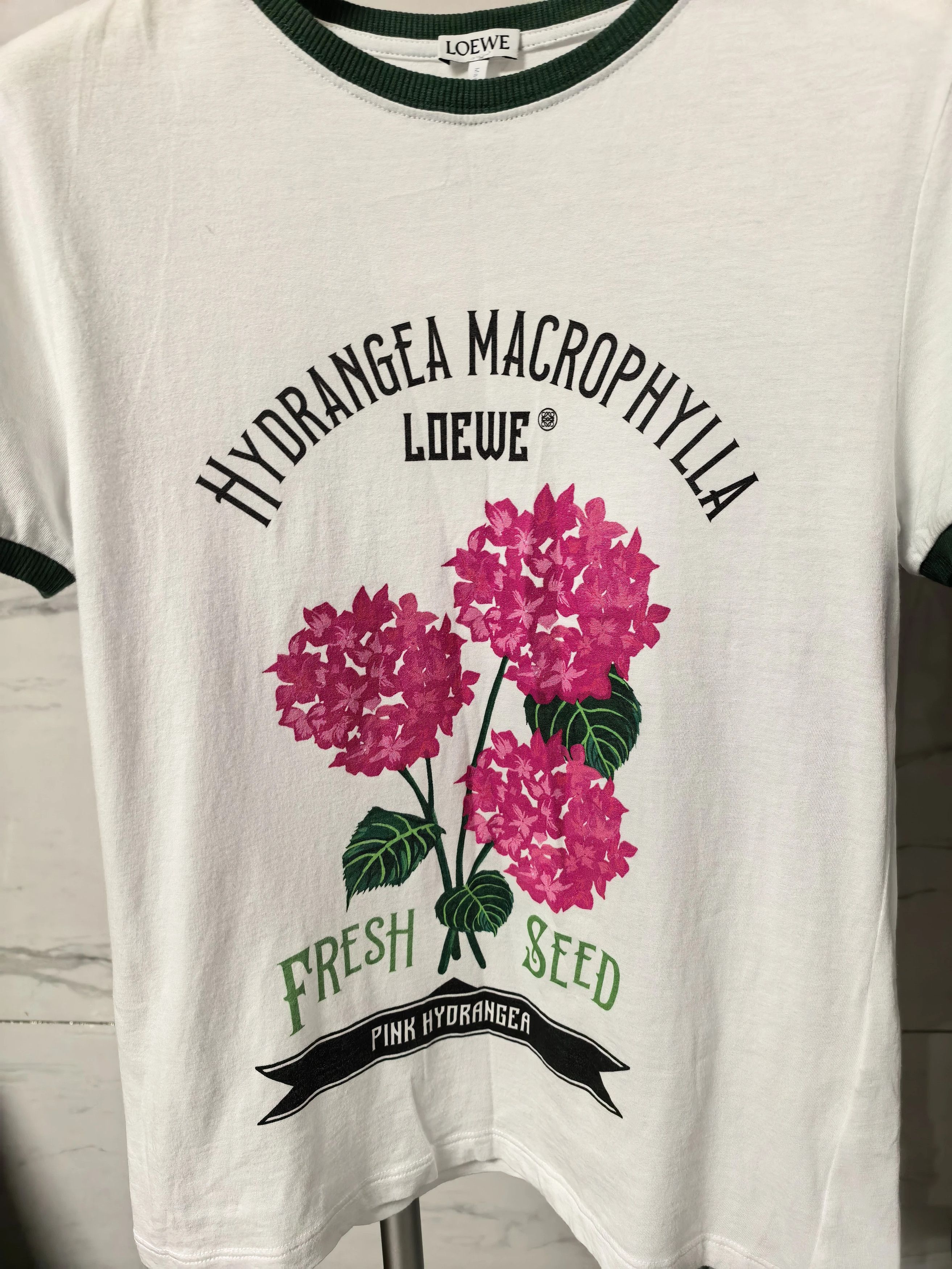 Loewe LOEWE SS23 S Floral Print Logo Short Sleeve T-shirt Size S / US 4 / IT 40 - 7 Thumbnail