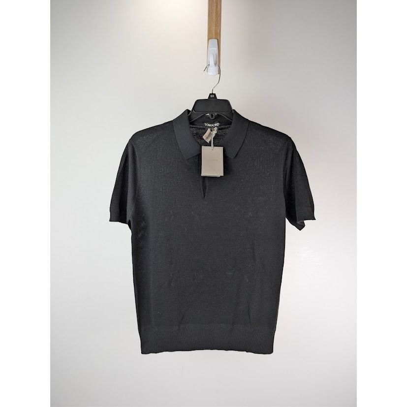Tom Ford o1rshd1 Polo Shirt in Black Size US M / EU 48-50 / 2 - 9 Thumbnail