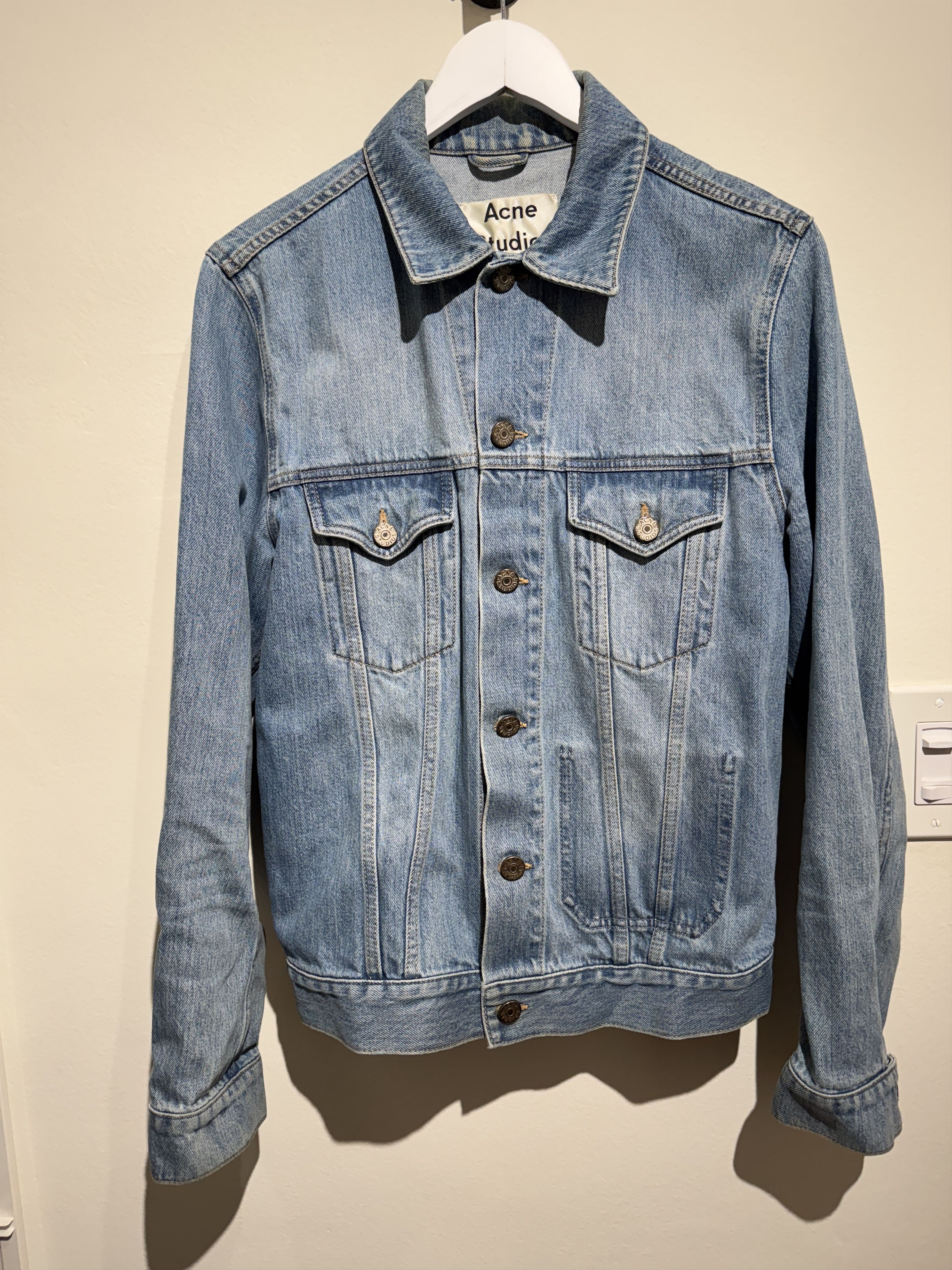 Acne Studios Acne Studios 1998 Clay Blue Denim Jacket | Grailed
