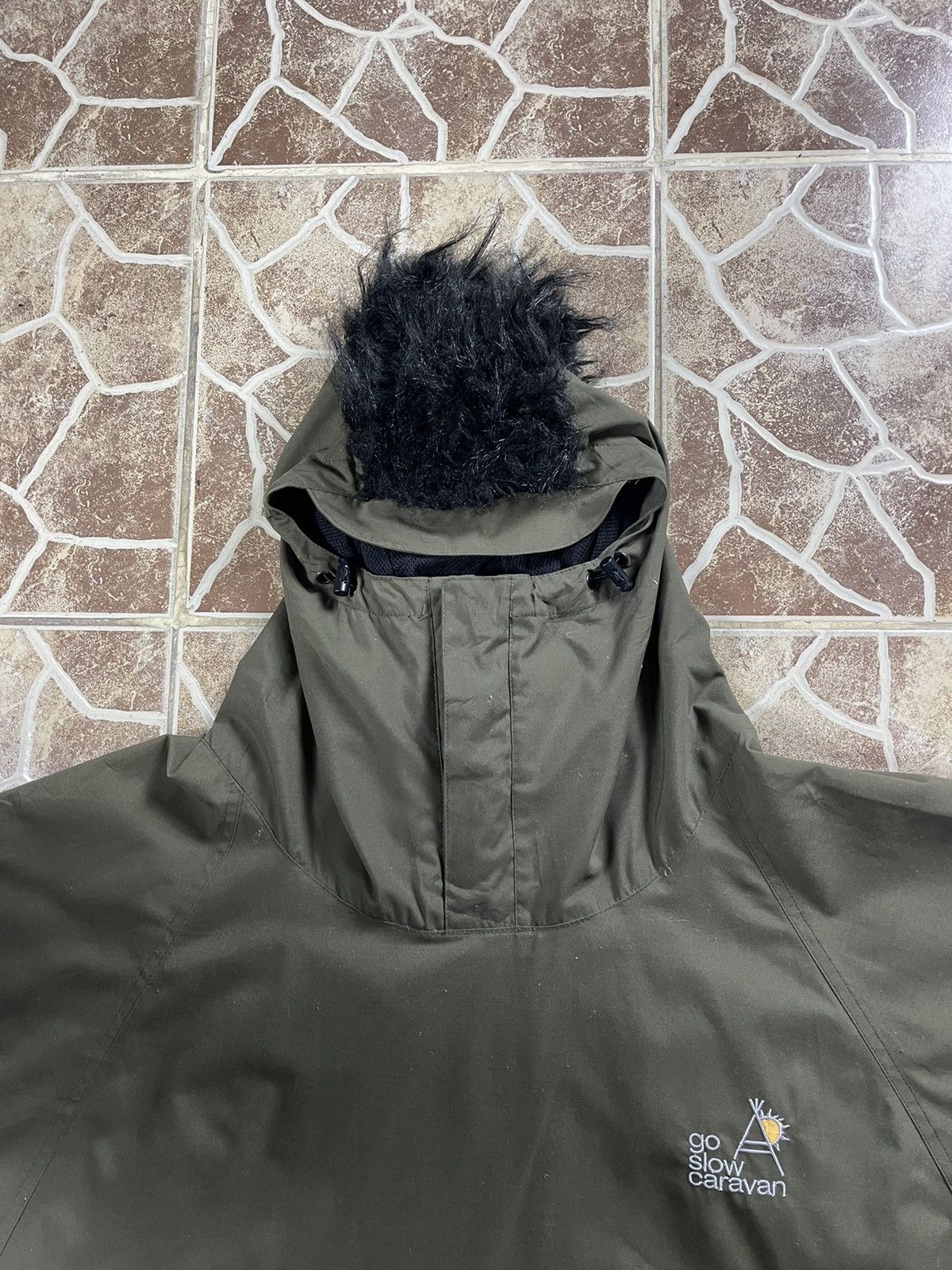 go slow caravan Vintage GO SLOW CARAVAN Mohawk Poncho Kapital Style Jacket Size US L / EU 52-54 / 3 - 5 Thumbnail