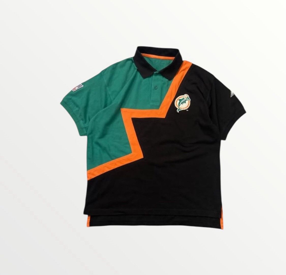 NFL Vtg Nfl Dophin Polo Shirt Size US XL / EU 56 / 4 - 1 Thumbnail