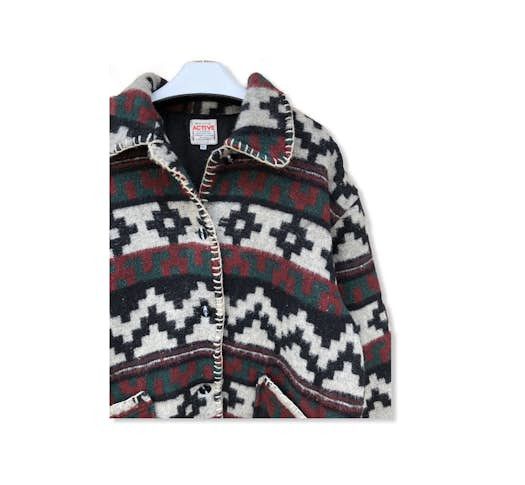Native × Vintage Vintage Active Red Indians Style Navajo Jacket Size US M / EU 48-50 / 2 - 2 Thumbnail