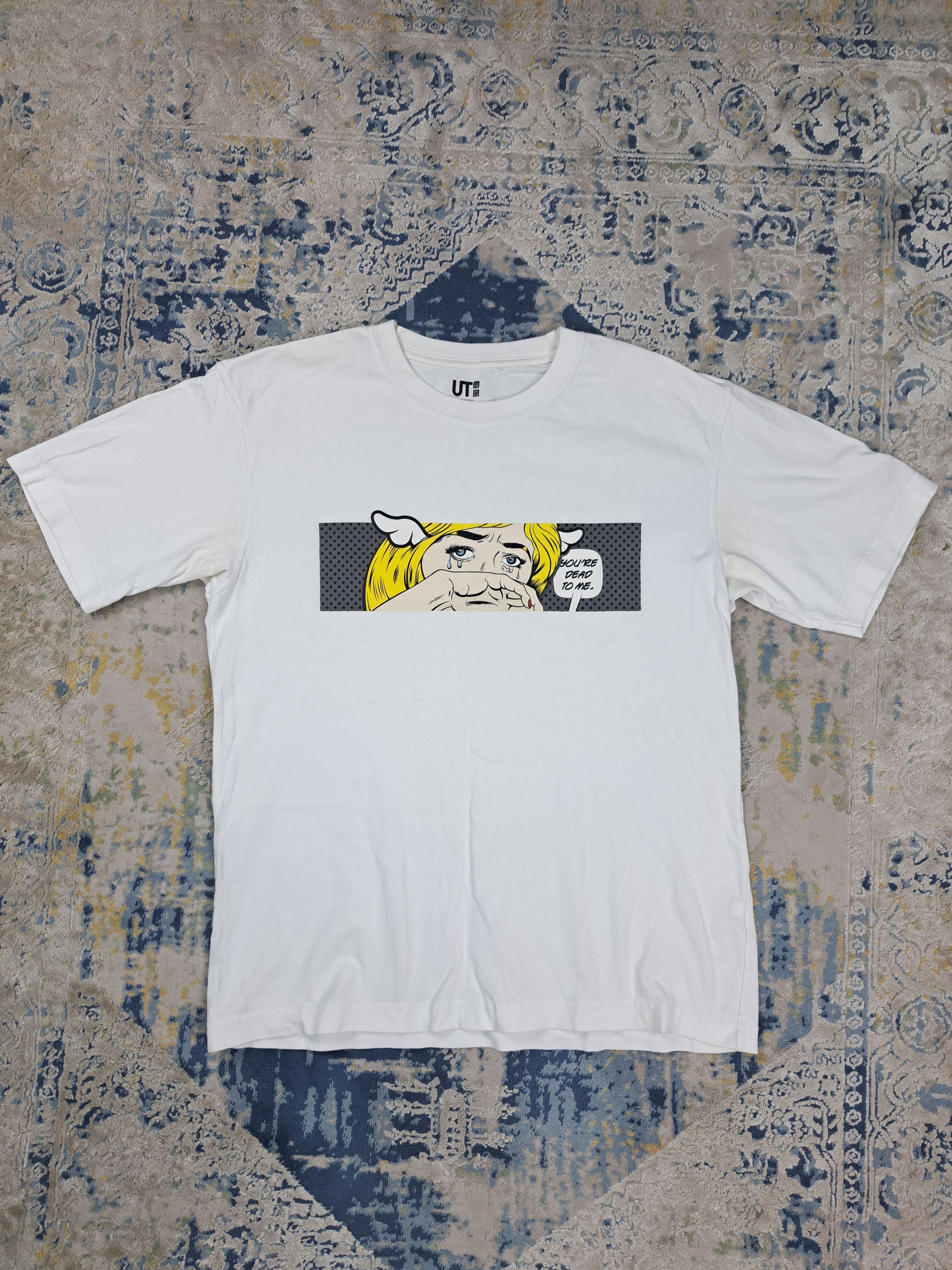 Uniqlo Uniqlo x DFace Graphic Tee Japanese Brand Pop Art Size US S / EU 44-46 / 1 - 1 Thumbnail