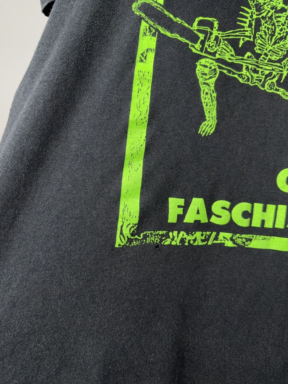 Band Tees Vintage 90s Crazy Death Metal Fans Against Fascism t-shirt Size US L / EU 52-54 / 3 - 5 Thumbnail