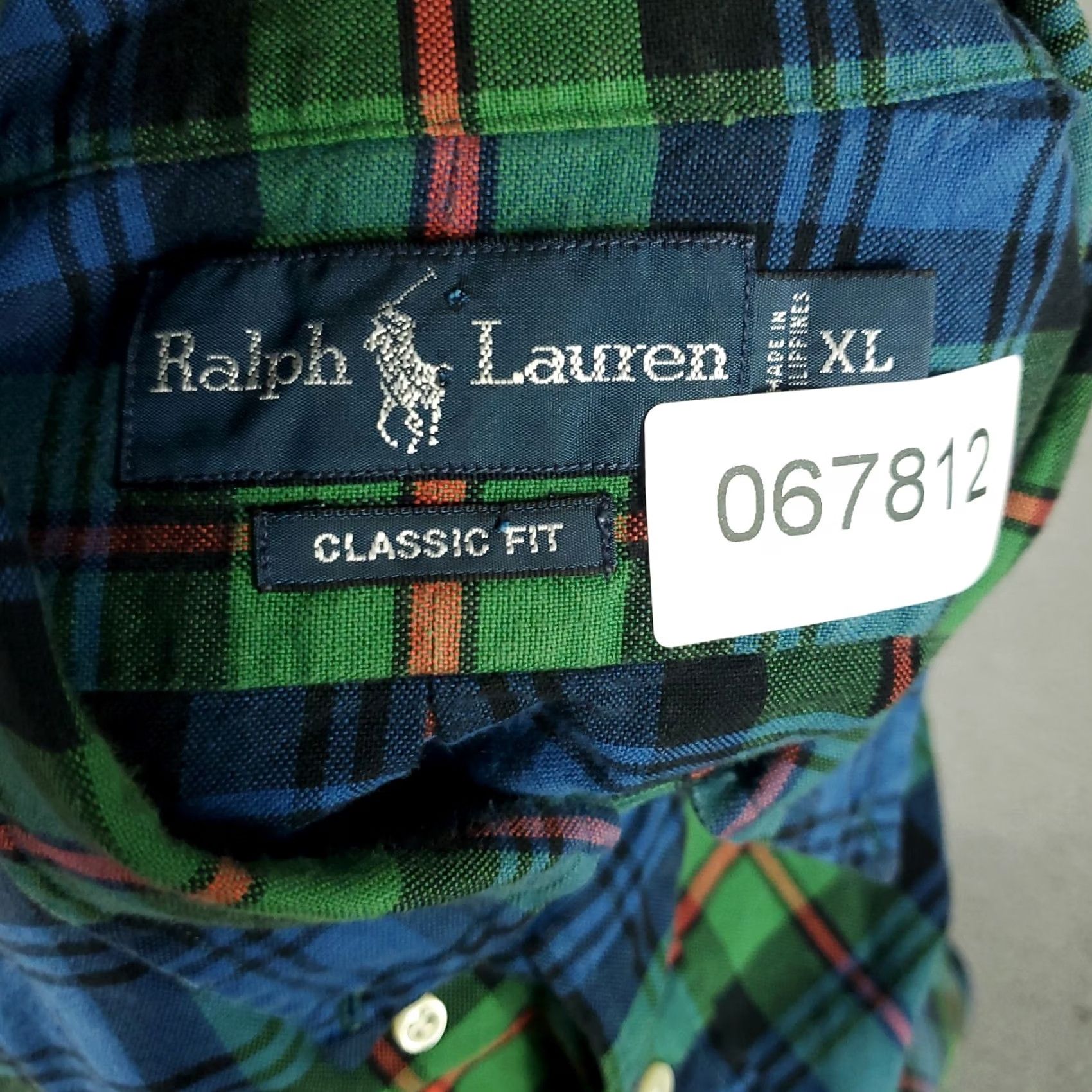 Ralph Lauren Ralph Lauren Shirt Mens XL Blue Green Plaid Button-Up Long Sleeve Casual Business Formal Party/Wedding Workwear Pony Accent Logo Size US XL / EU 56 / 4 - 8 Thumbnail