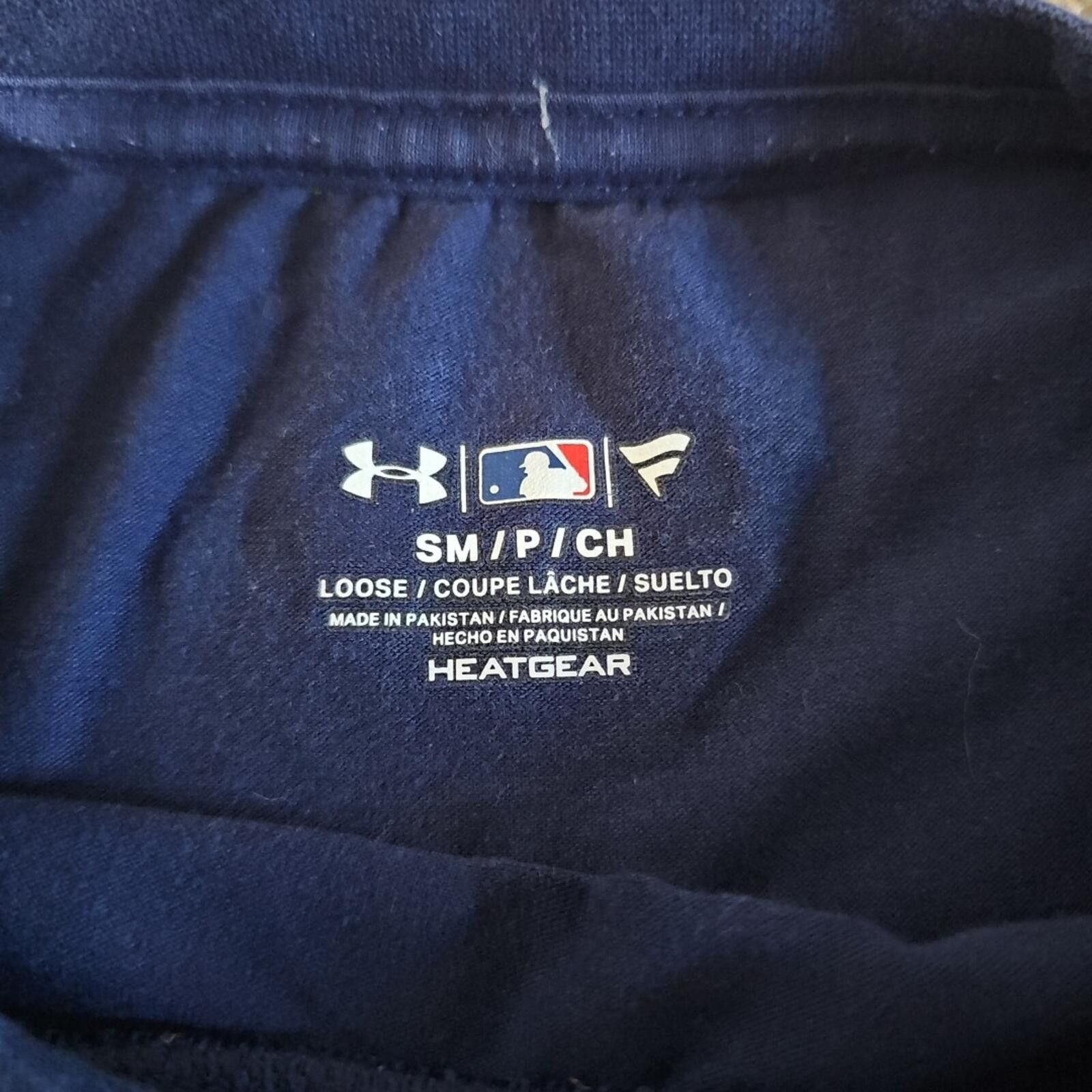 Under Armour Under Armour S Milwaukee Brewers Loose Heatgear Tshirt Size ONE SIZE - 3 Thumbnail