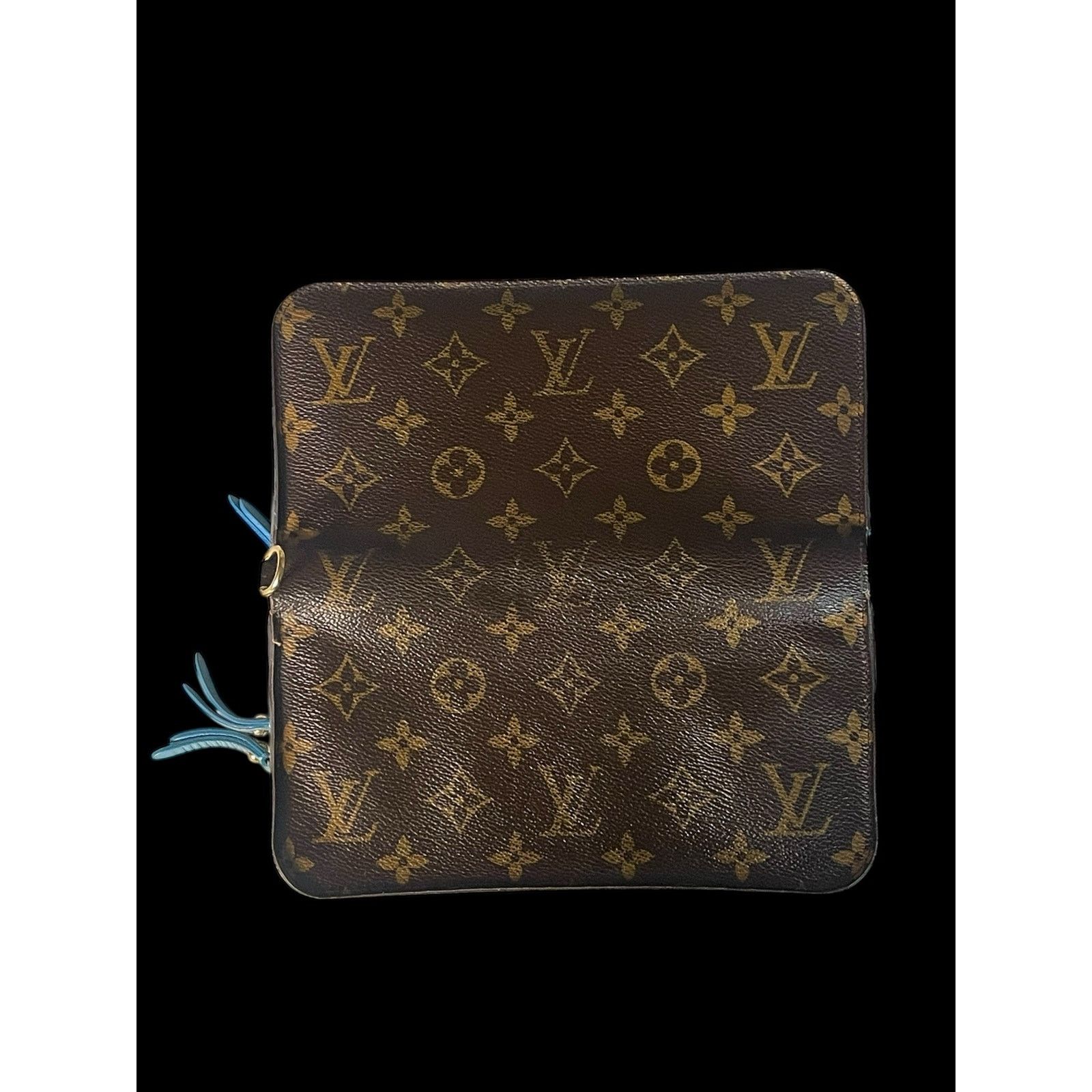 Louis Vuitton Rare Louis Vuitton Sky Blue Brown Monogram Insolite Wallet Size ONE SIZE - 8 Thumbnail