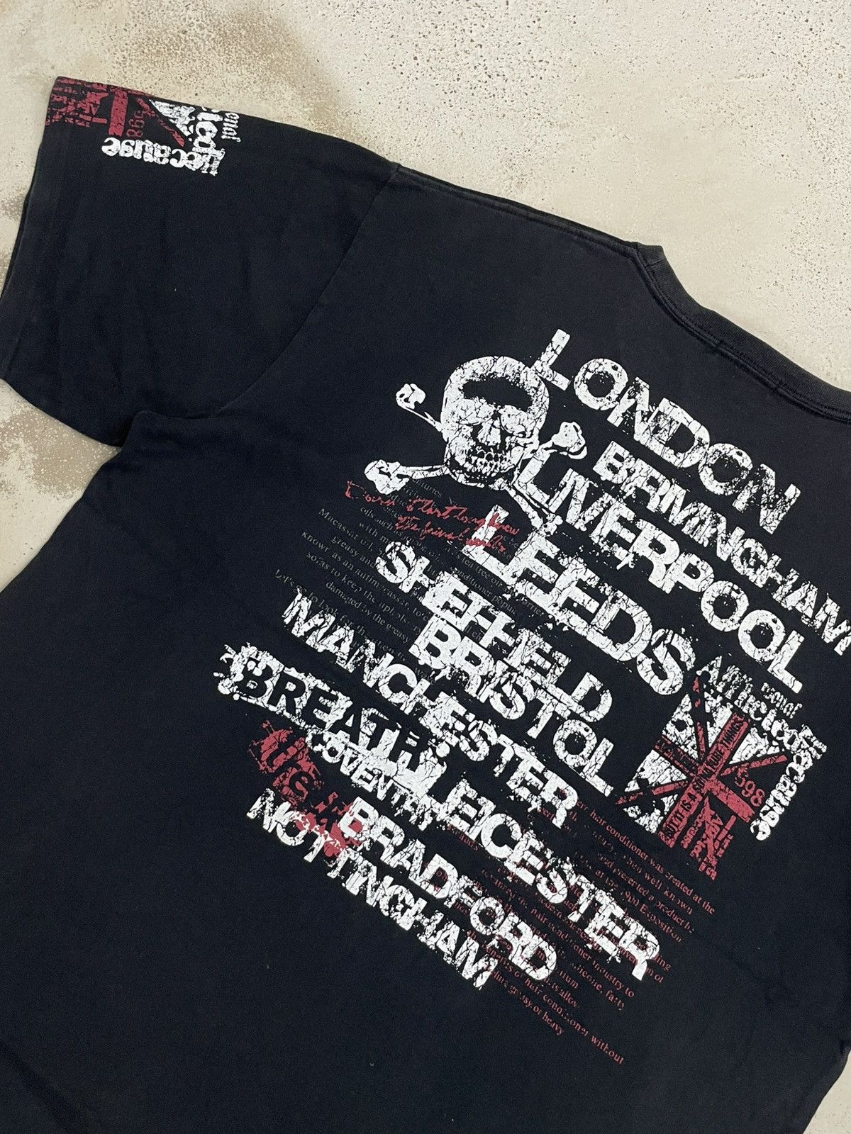 Japanese Brand Beaumere Destruction Wish Affliction Punk Tour Y2K Wording Size US XXL / EU 58 / 5 - 17 Thumbnail