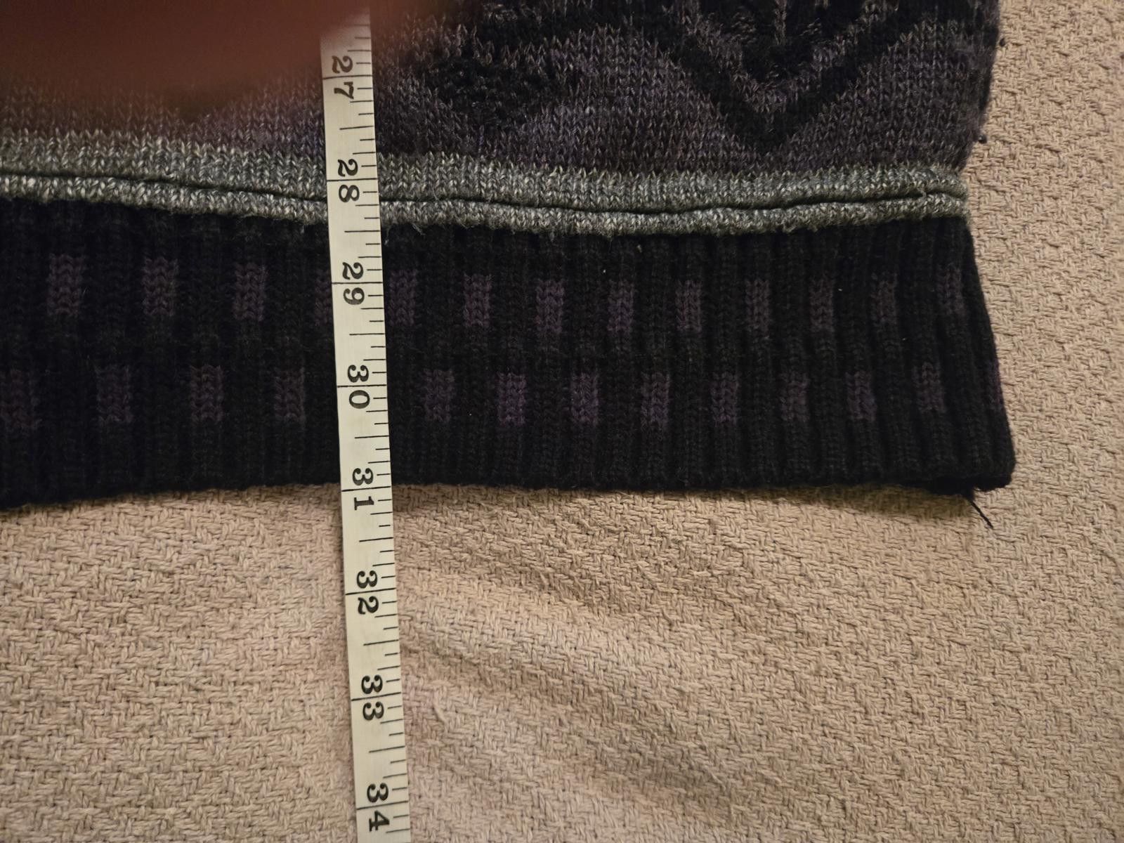 Other Megalos XLT Vintage Pattern Knit Sweater Size US XL / EU 56 / 4 - 5 Thumbnail