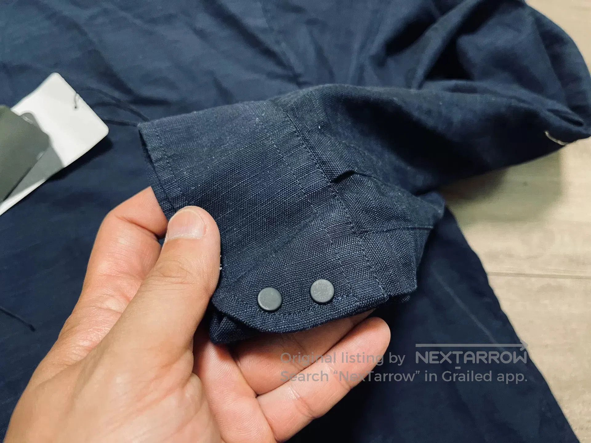 Emporio Armani Emporio Armani Limited Runway Collarless Shirt. Size US M / EU 48-50 / 2 - 4 Thumbnail