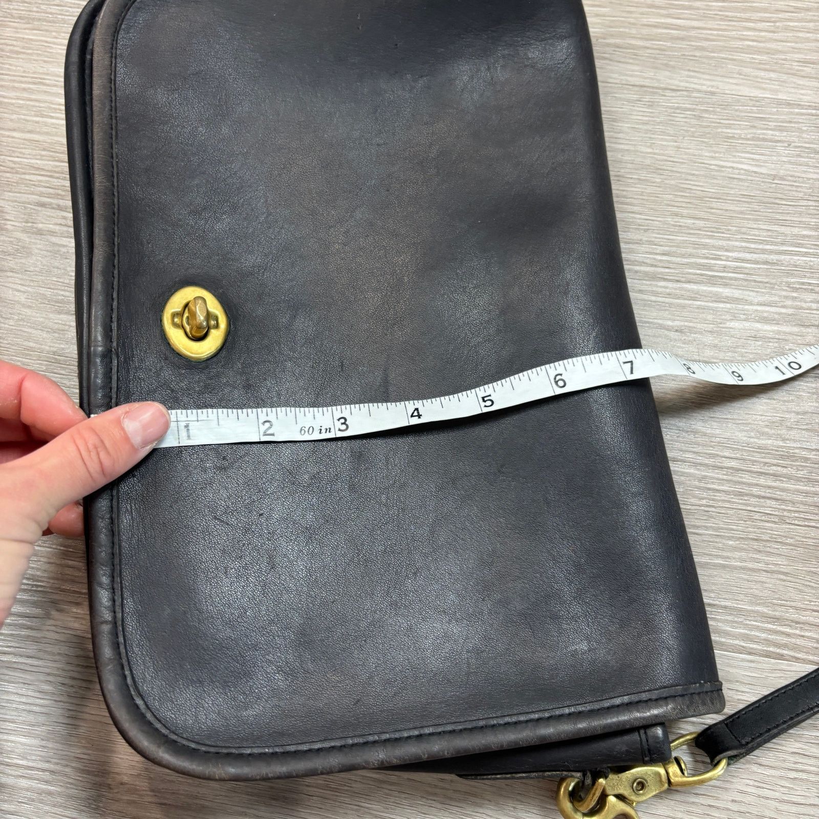 Coach × Vintage VTG Coach 933-9514 Penny Pocket Clasp Front Crossbody Bag Size ONE SIZE - 17 Thumbnail