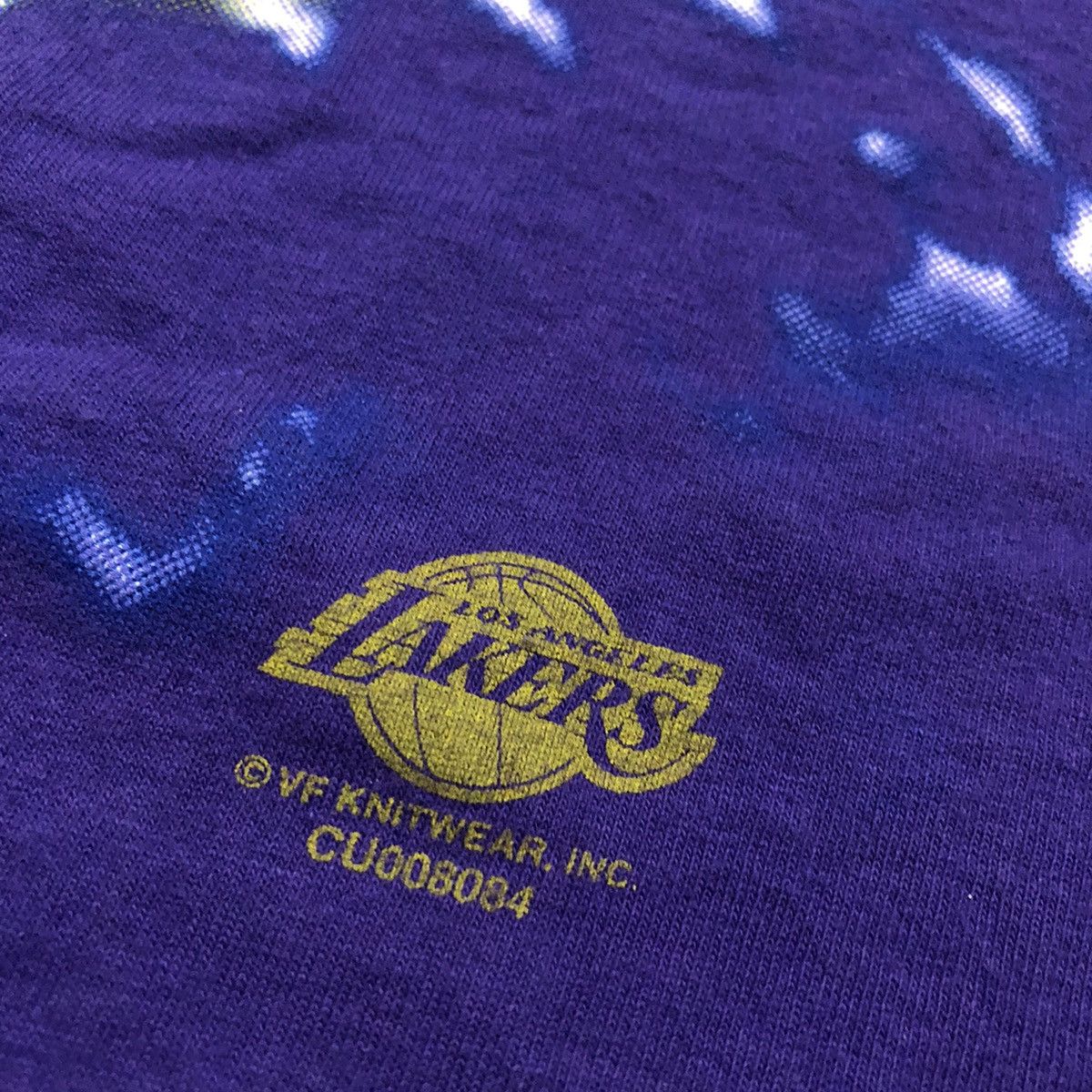 NBA × Vintage Rare Vintage NBA L.A Lakers Tye Dye Logo Tees Size US XL / EU 56 / 4 - 5 Thumbnail