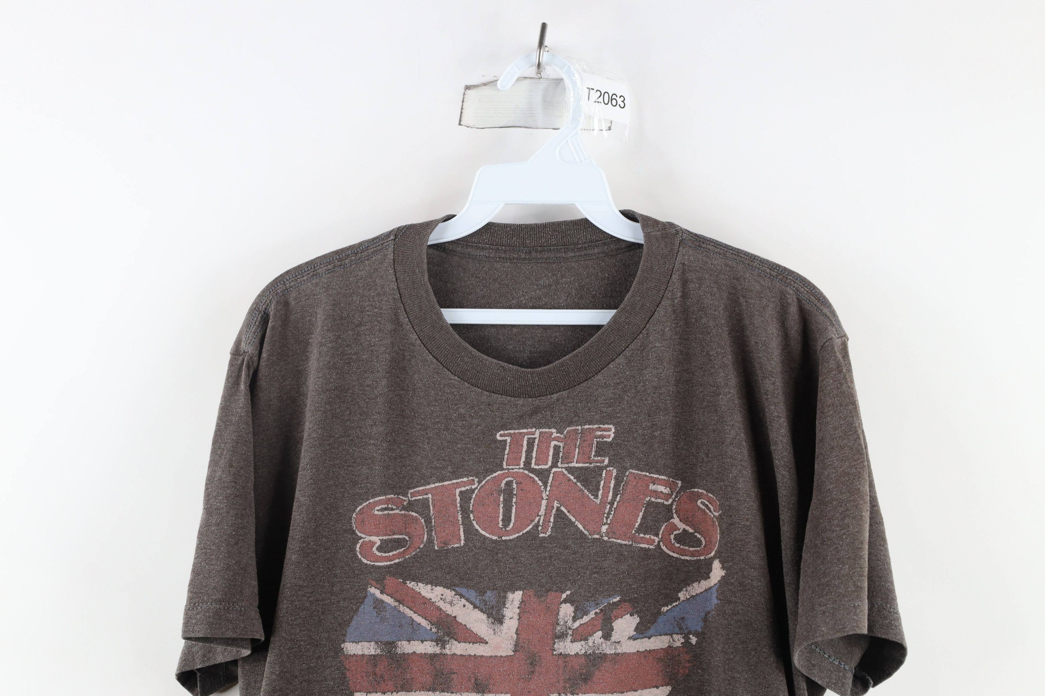 Vintage Retro American Tour 1981 The Rolling Stones Band T-Shirt Size US XL / EU 56 / 4 - 2 Thumbnail