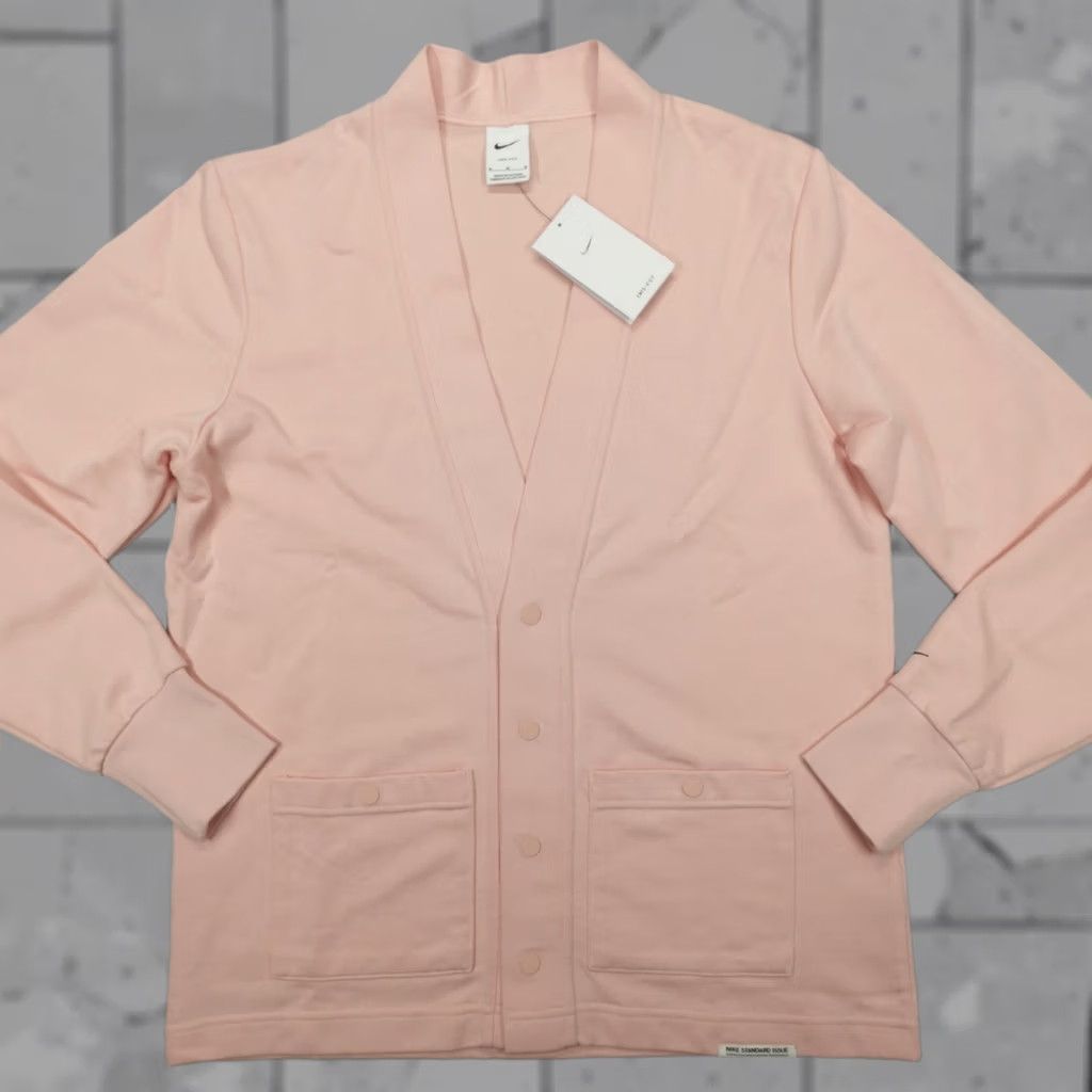 Nike Nike Golf Cardigan Standard Issue Mens Size M Pink Regular Fit Long Sleeve V-Neck Sweater Size US M / EU 48-50 / 2 - 1 Thumbnail