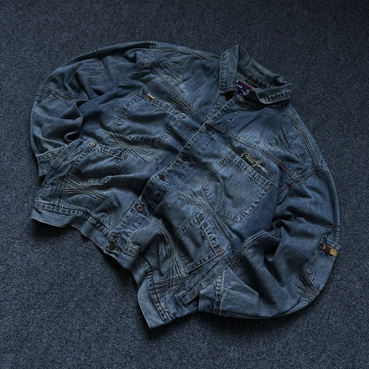 Phat Farm VTG Western Phat Farm Denim Jacket Size XL Man 90s USA Hype Size US XL / EU 56 / 4 - 9 Thumbnail
