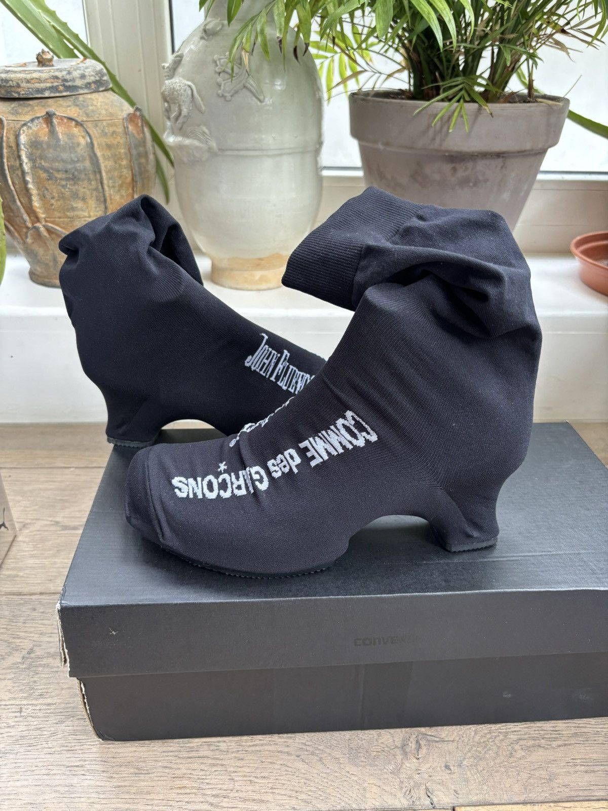Comme des Garcons × John Fluevog John Fluevog Comme des garçons sock heels size 6.5 Size US 6.5 / IT 36.5 - 1 Thumbnail
