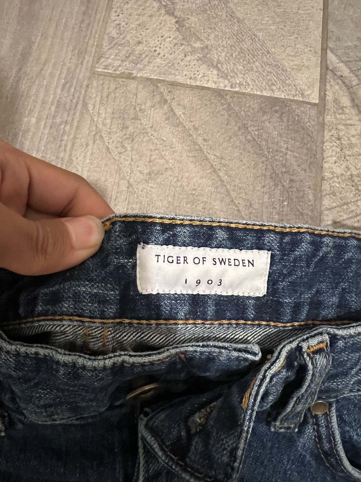 Tiger of Sweden Tiger of Sweden Blue Alec Jeans Size US 30 / EU 46 - 2 Thumbnail