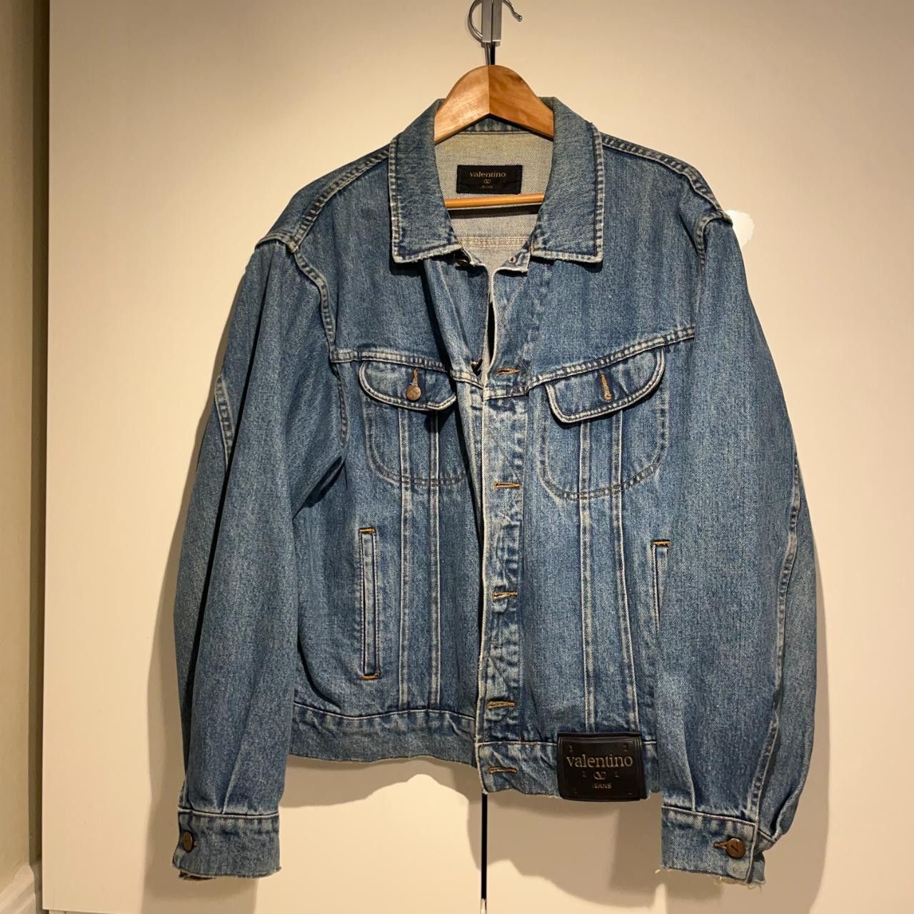 Valentino Valentino Denim Jacket Size US L / EU 52-54 / 3 - 1 Thumbnail