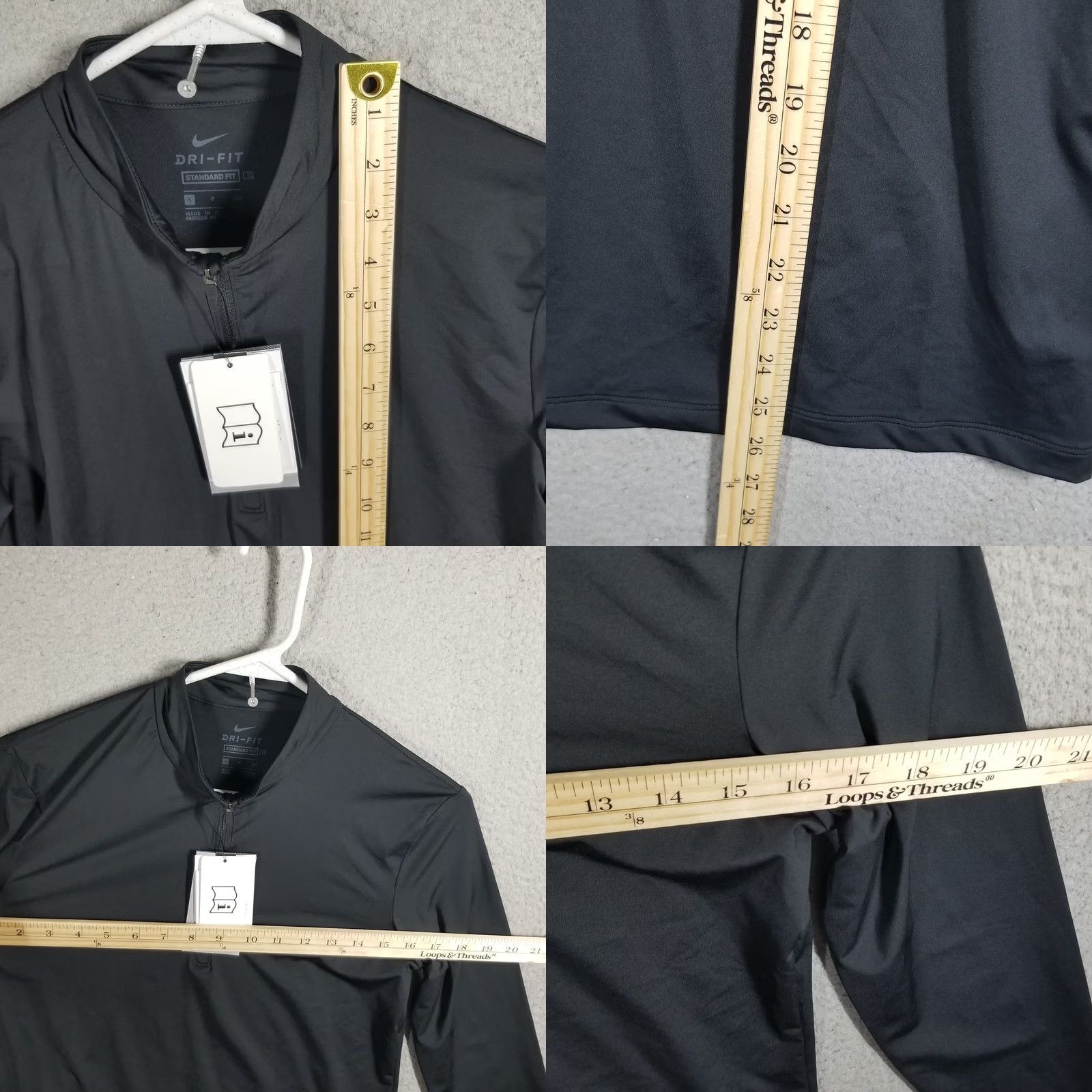 Nike Nike Golf Top Long Sleeve Dri-FIT 1/4 Zip Black Small Womens UV Mock Neck Pullover Size S / US 4 / IT 40 - 8 Thumbnail