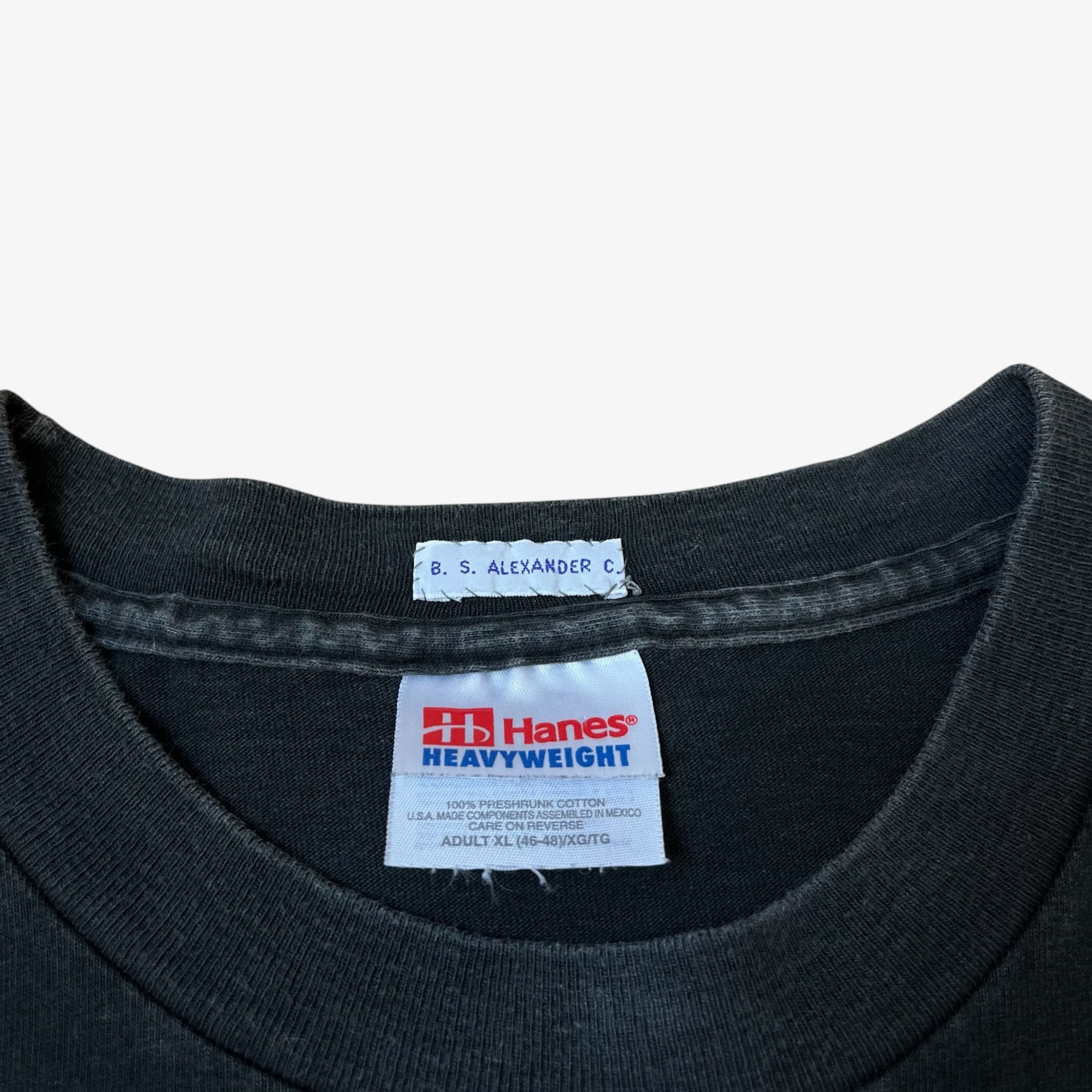 Hanes Vintage 90s Hanes Jay & Silent Bob 1998 Print Black T-Shirt Size US XL / EU 56 / 4 - 4 Thumbnail