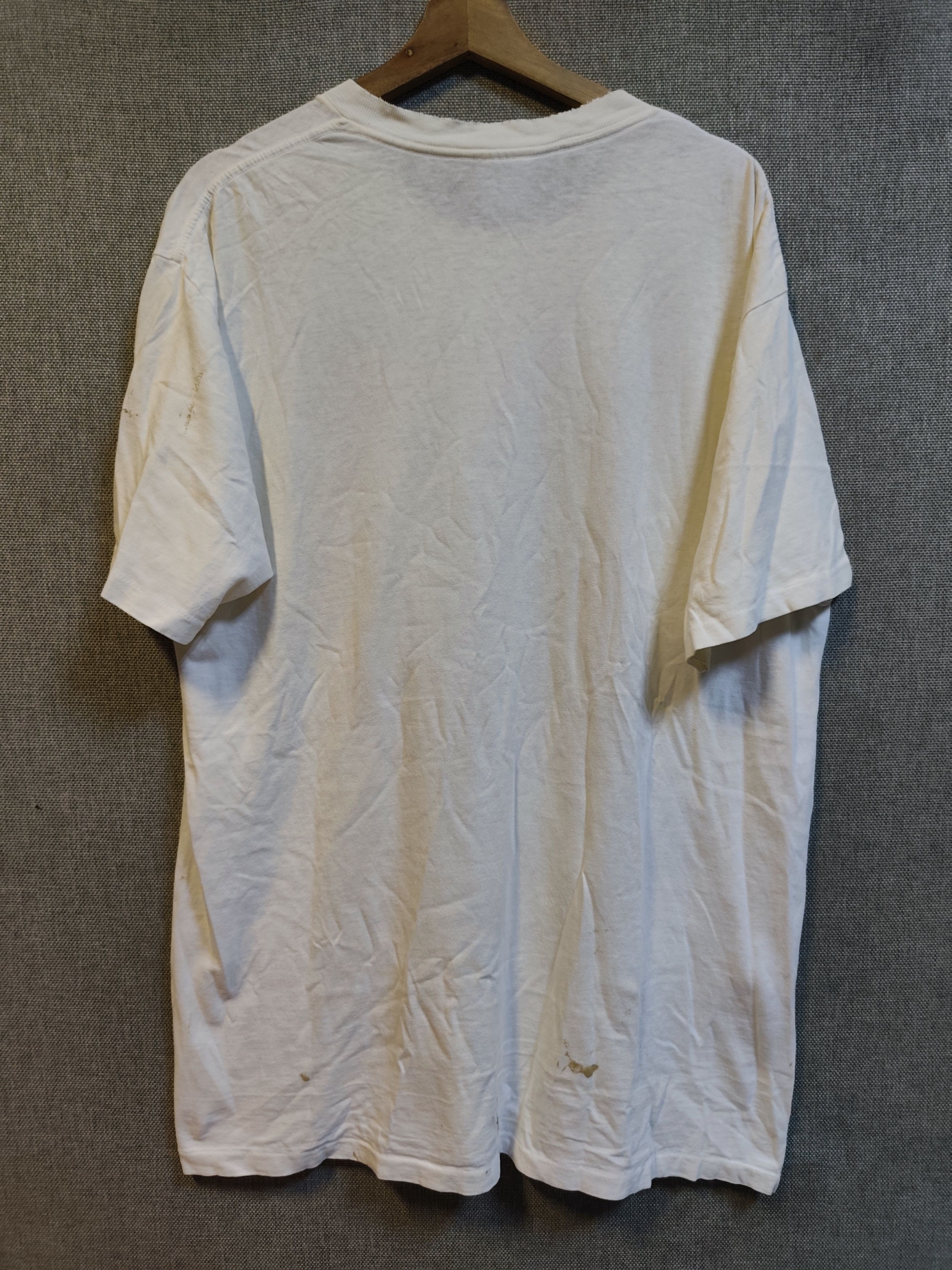 Rap Tees Vtg 90s Malcolm X "By Any Means Necessary" Distressed Tee Size US XL / EU 56 / 4 - 2 Thumbnail