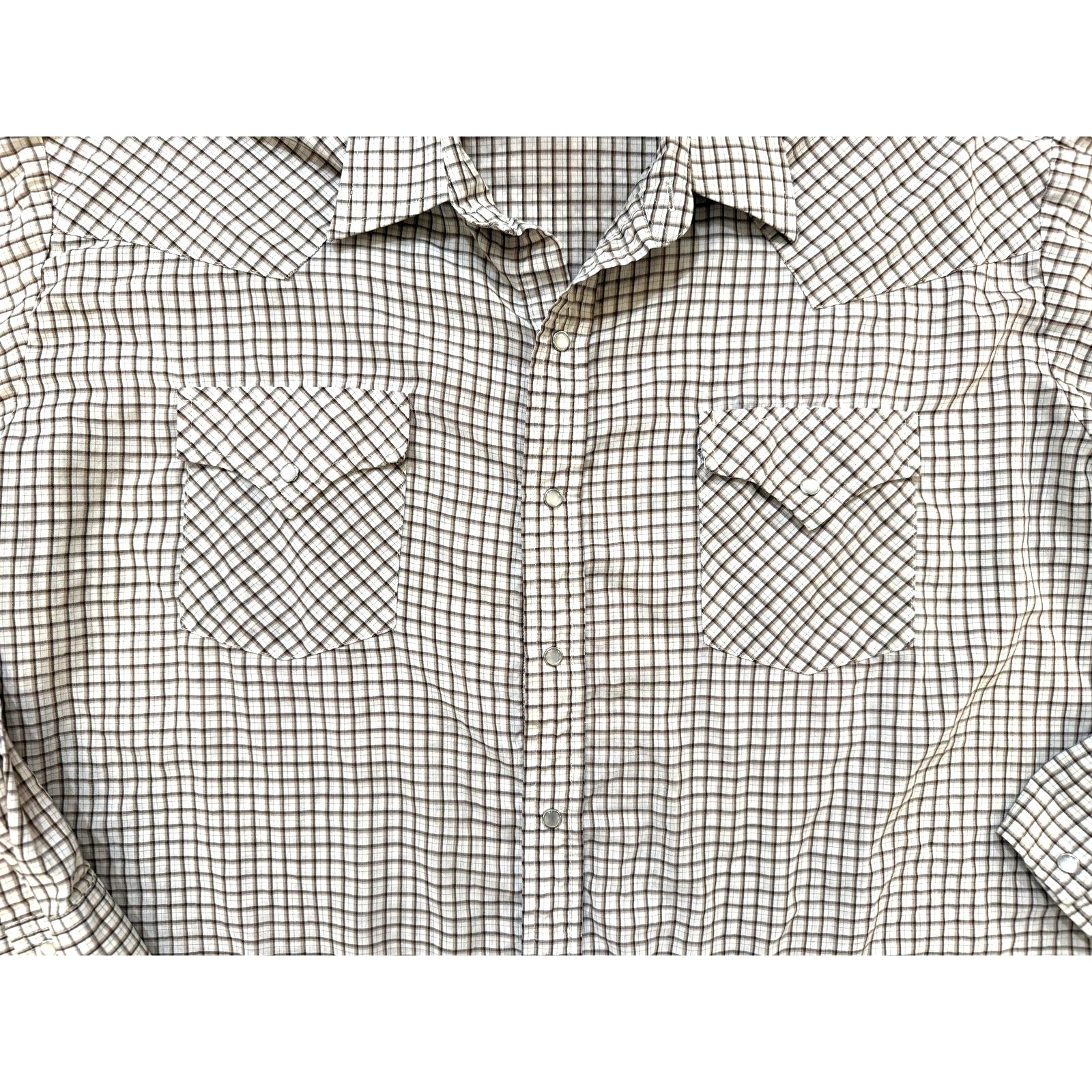 & Other Stories Vintage ELY Cattleman Western Shirt 2XL Pearl Snap Cowboy Size US XXL / EU 58 / 5 - 3 Thumbnail