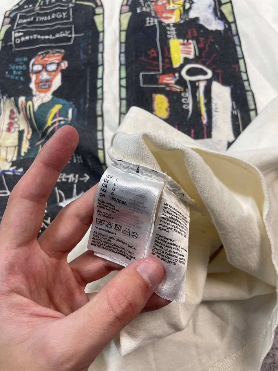 H&M × Jean-Michel Basquiat × Who Decides War Who Decides War H&M Basquiat Long Sleeve T-Shirt Y2K Size US L / EU 52-54 / 3 - 5 Thumbnail