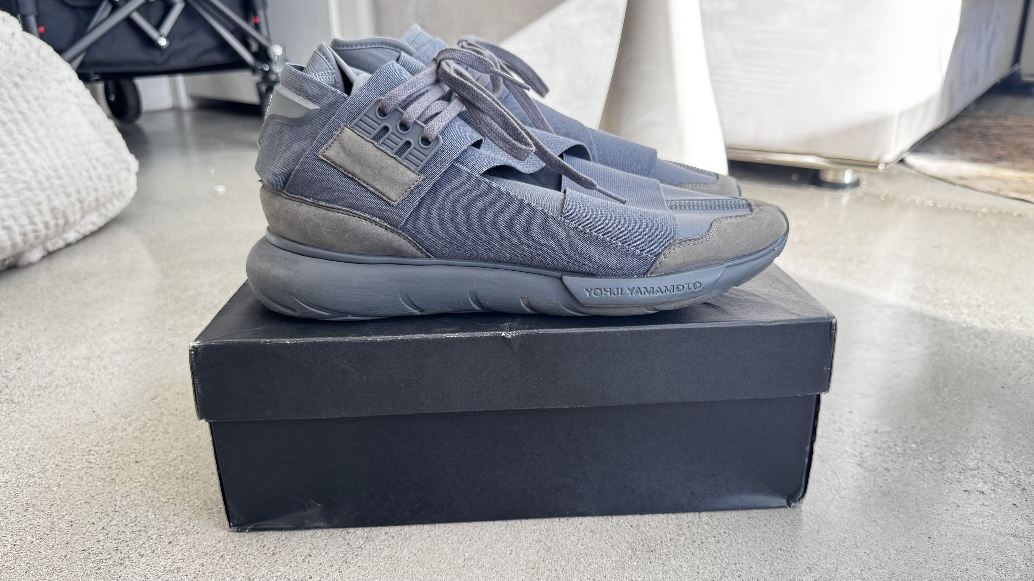 Yeezy Yeezy Y-3 Qasa High – Grey / Blue Tone Size US 10.5 / EU 43-44 - 2 Thumbnail
