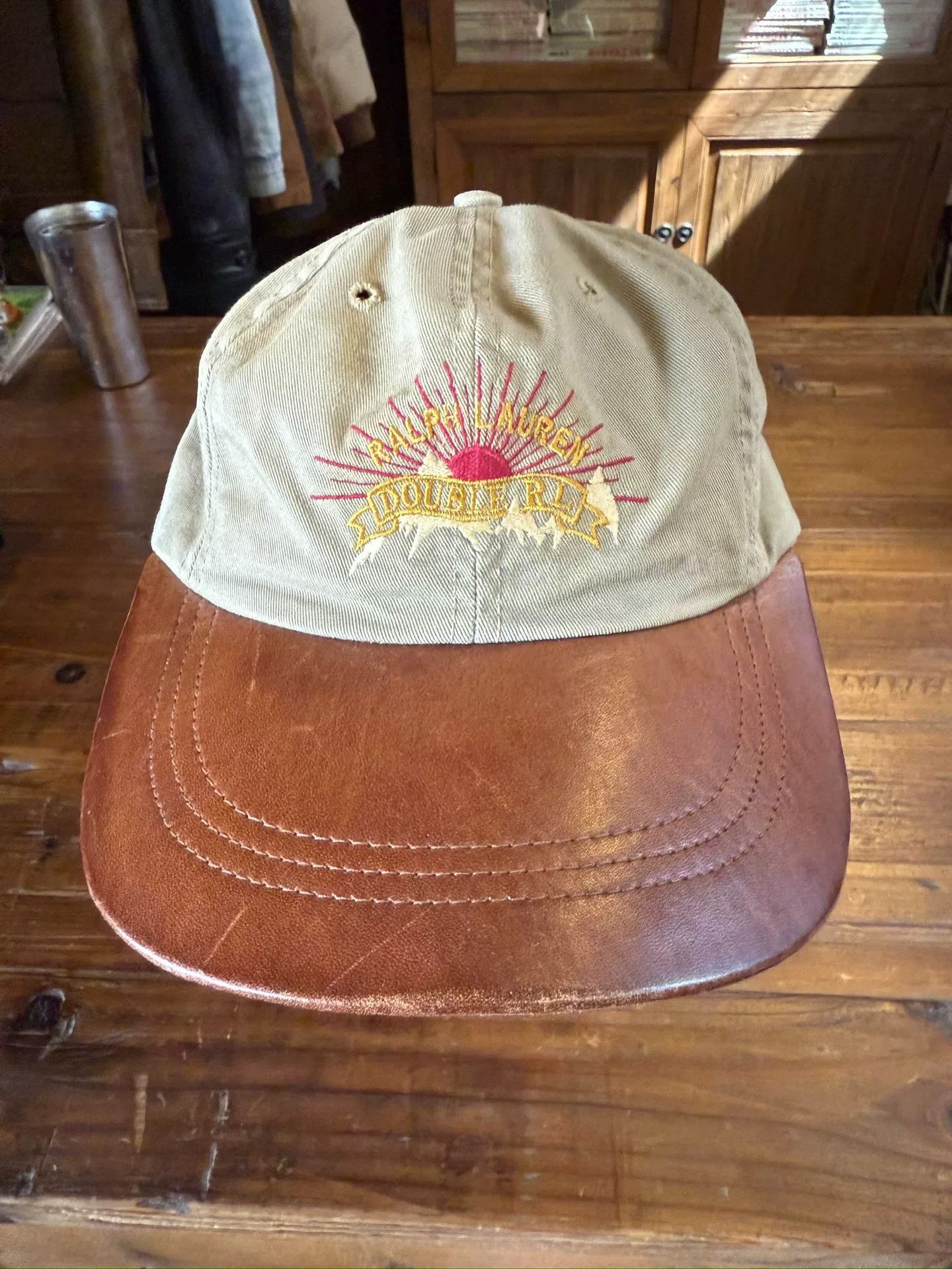 RRL Ralph Lauren RRL Ralph Lauren Double RL Baseball Cap Size ONE SIZE - 1 Thumbnail