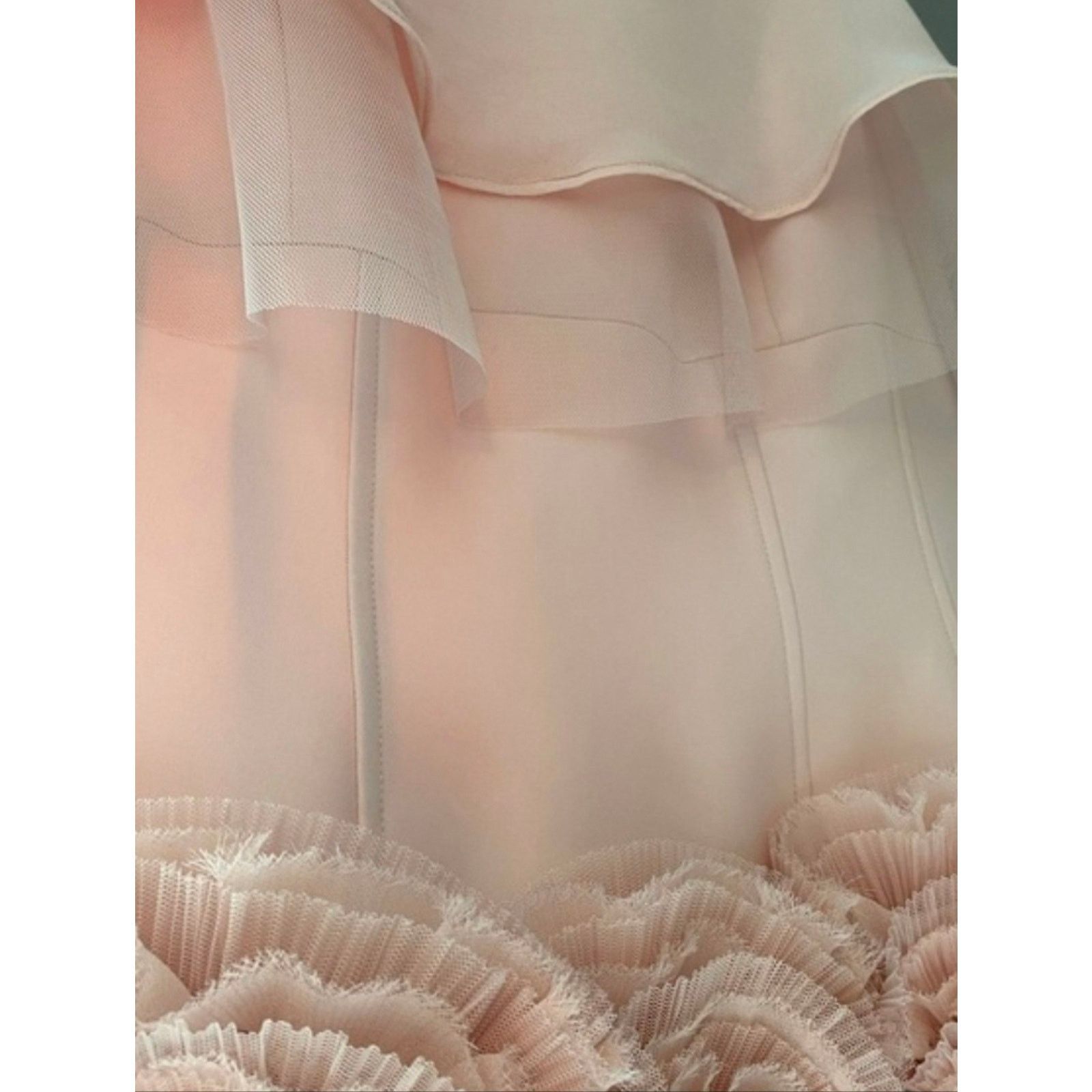 Bcbgmaxazria NWT BCBGMaxAzria Alia Blush Pink Dress 12 Size XL / US 12-14 / IT 48-50 - 6 Thumbnail