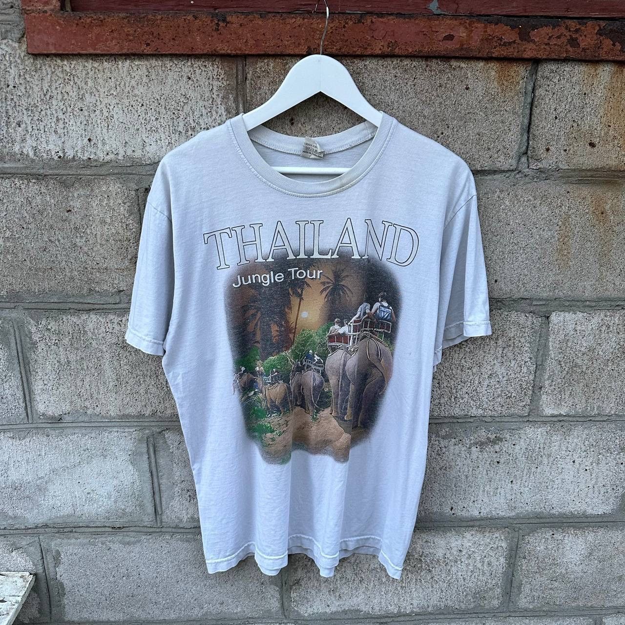 POST ARCHIVE FACTION (PAF) VTG Thailand T-shirts Big Logo Joke Humor Size L 00s USA Size US M / EU 48-50 / 2 - 1 Thumbnail