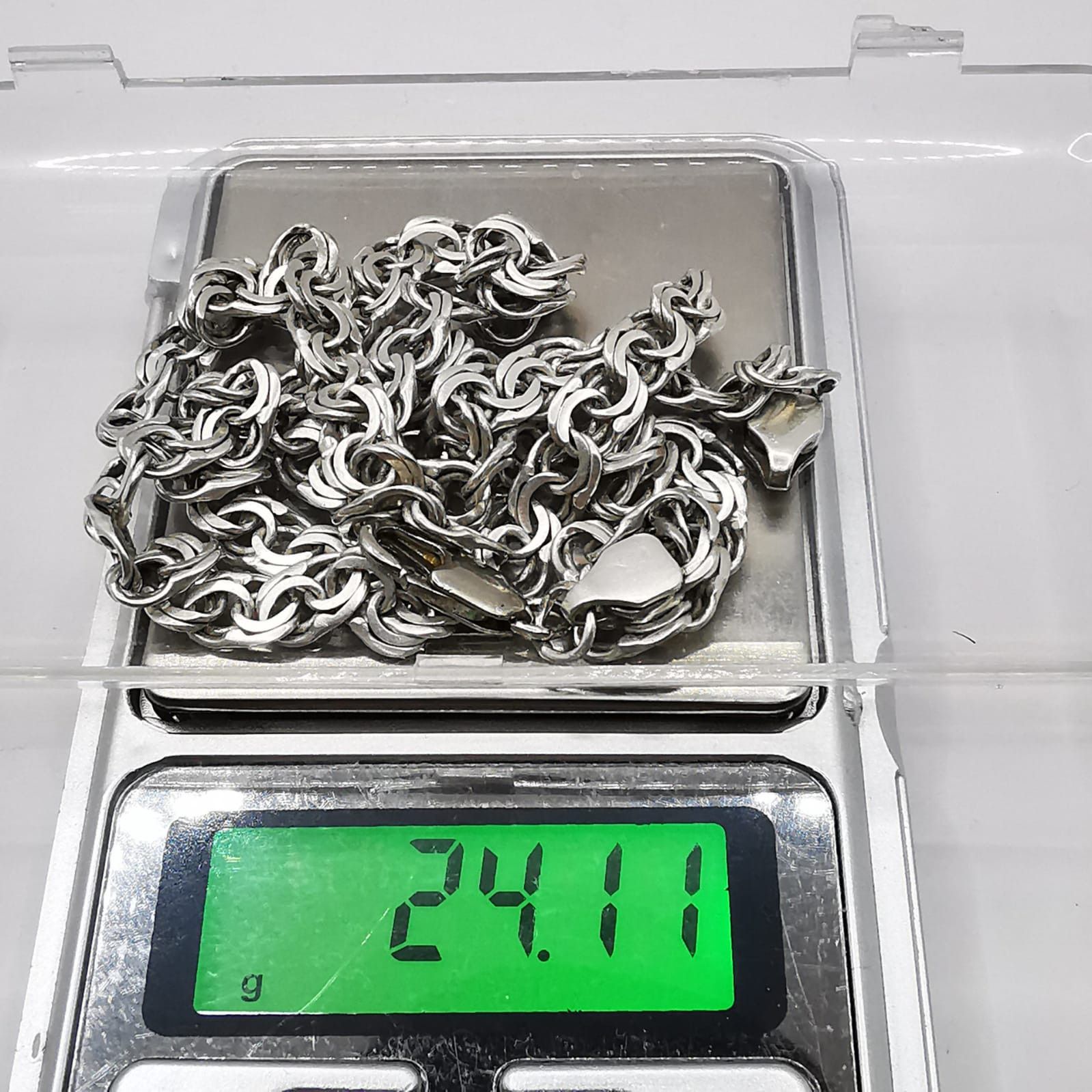Vintage Vintage Jewelry Chain, 925 Sterling Silver, Signed 24.11g Size ONE SIZE - 5 Thumbnail