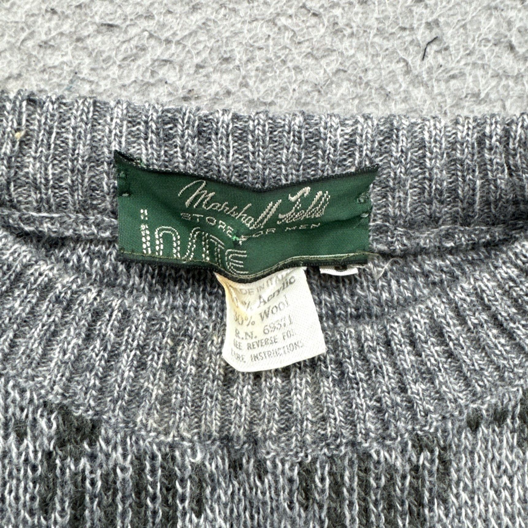 Vintage VINTAGE Marshall Field's Insite Long Sleeve Wool Blend Geometric Sweater Mens Size S READ Size US S / EU 44-46 / 1 - 3 Thumbnail