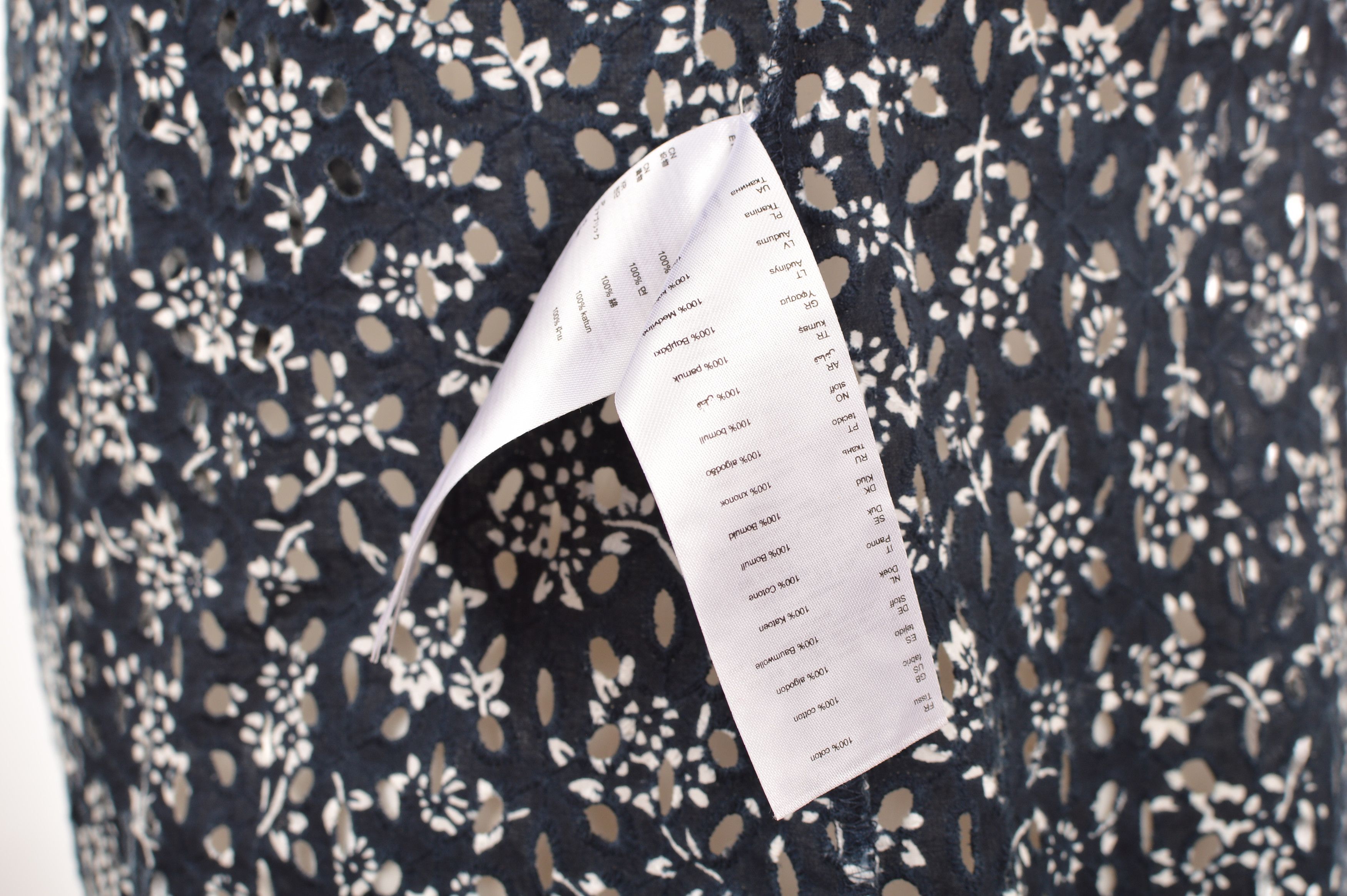 Maje Maje Luigy Cotton Eyelet Floral Embroidered Blouse Top Size M / US 6-8 / IT 42-44 - 8 Thumbnail