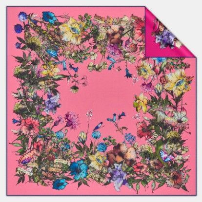 Dior o1w1db11024 Size: OS / D-Millefiori Square Scarf Size ONE SIZE - 4 Thumbnail