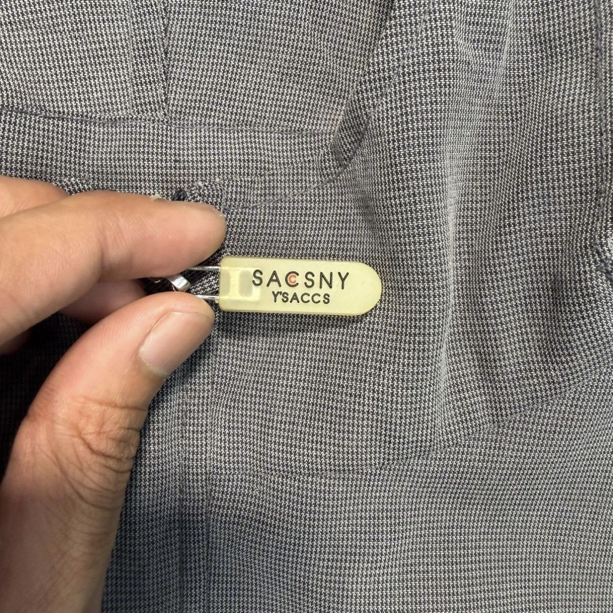Yohji Yamamoto Rare!! Vintage Sacsny Ysaccs Yohji Yamamoto Hooded Jacket Size US L / EU 52-54 / 3 - 7 Thumbnail
