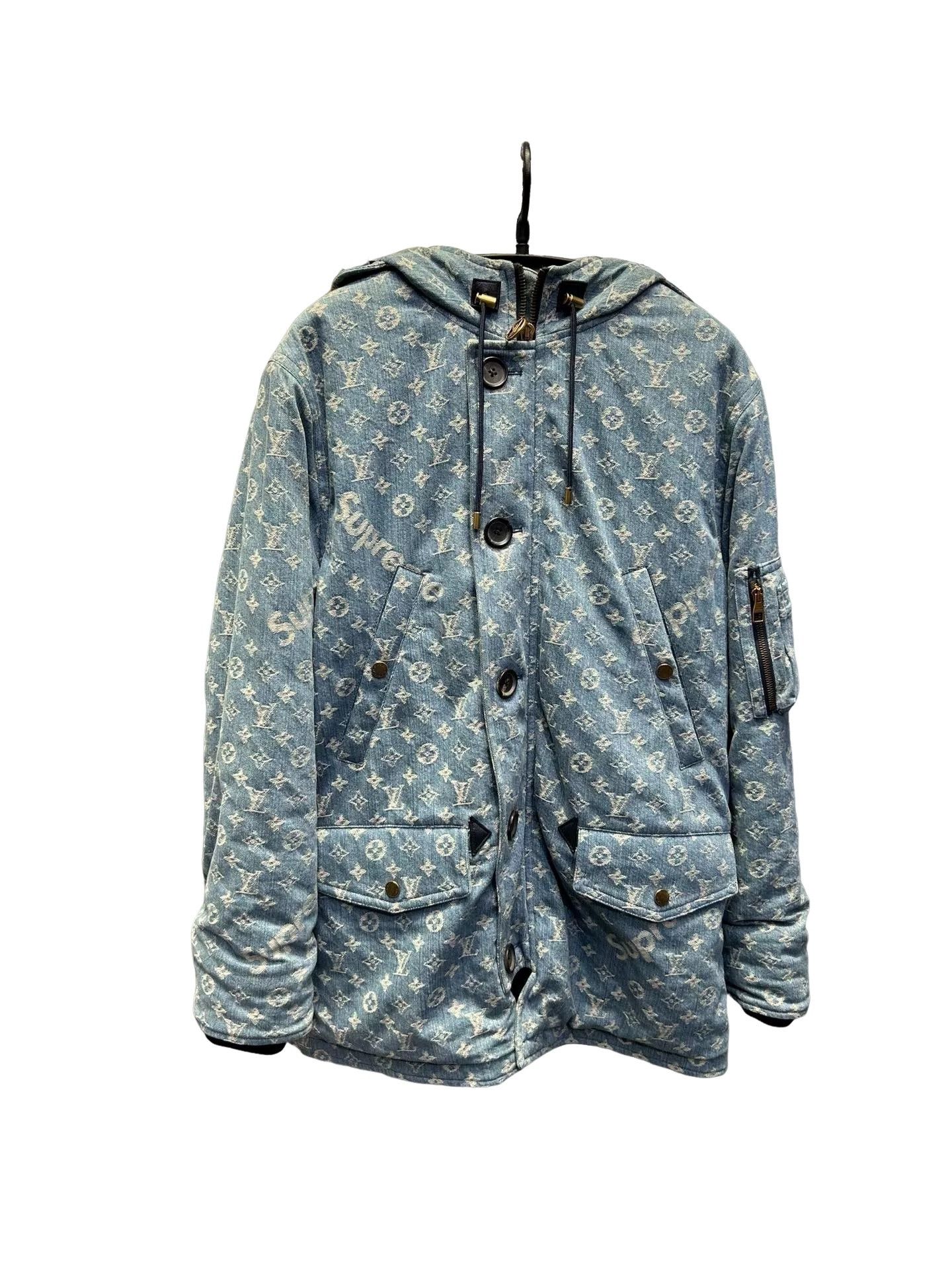 Louis Vuitton × Supreme Louis Vuitton x Supreme Monogram Denim Parka 46 Size US S / EU 44-46 / 1 - 1 Thumbnail