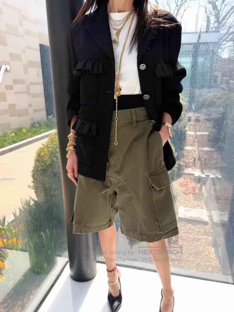 Chanel Chanel Satin pocket suit collar long-sleeved knitted jacke Size XS / US 0-2 / IT 36-38 - 9 Thumbnail