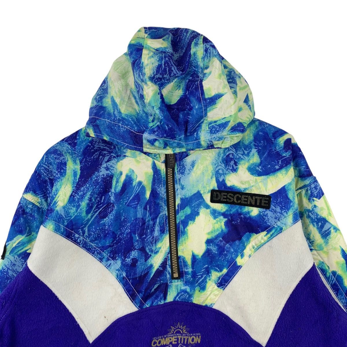 Composition by Kenzo × Descente × Vintage Vintage DESCENTE Competition Japanese Sportswear Hoodie Size US L / EU 52-54 / 3 - 3 Thumbnail
