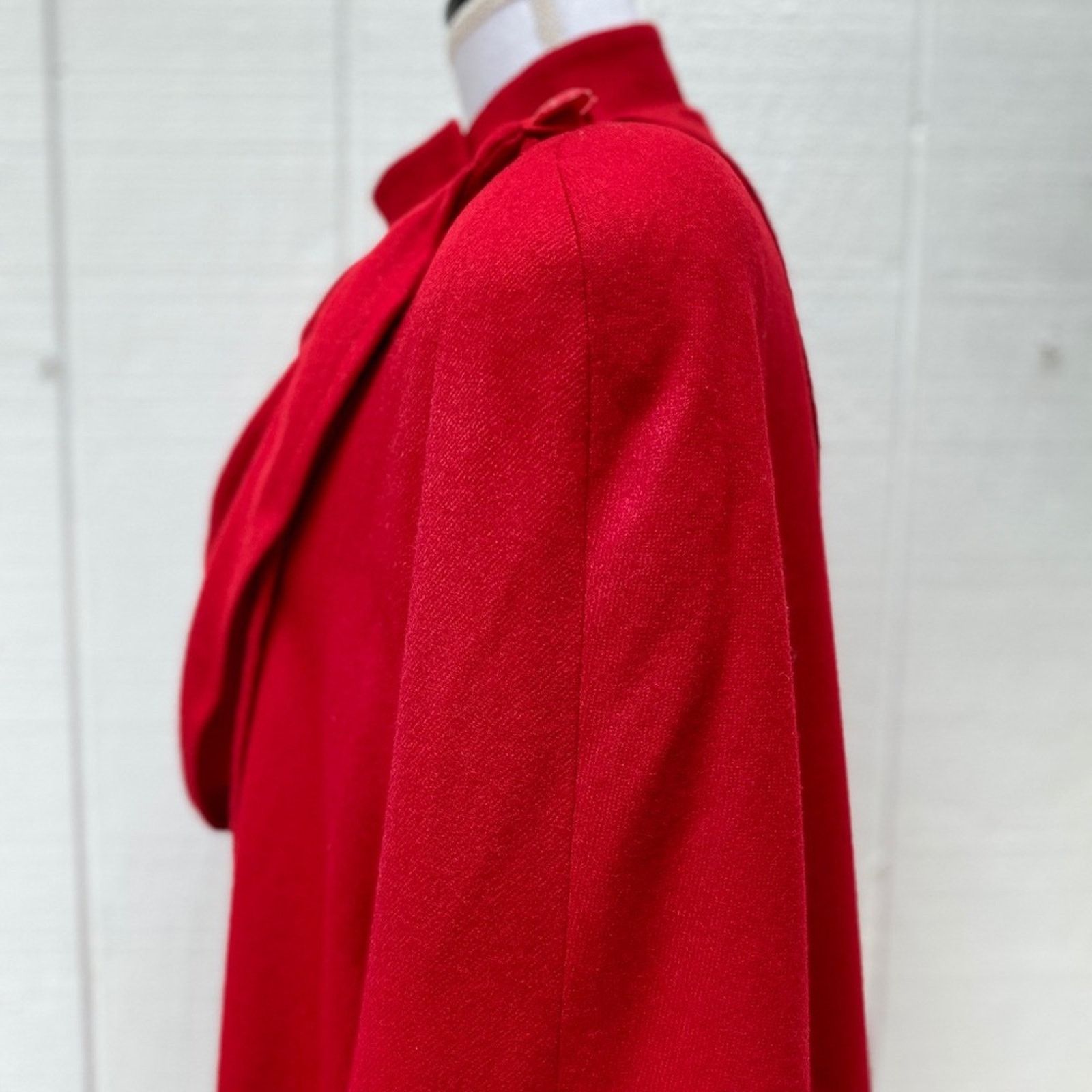 Vintage Merino Wool Cape Sz S Size S / US 4 / IT 40 - 4 Thumbnail
