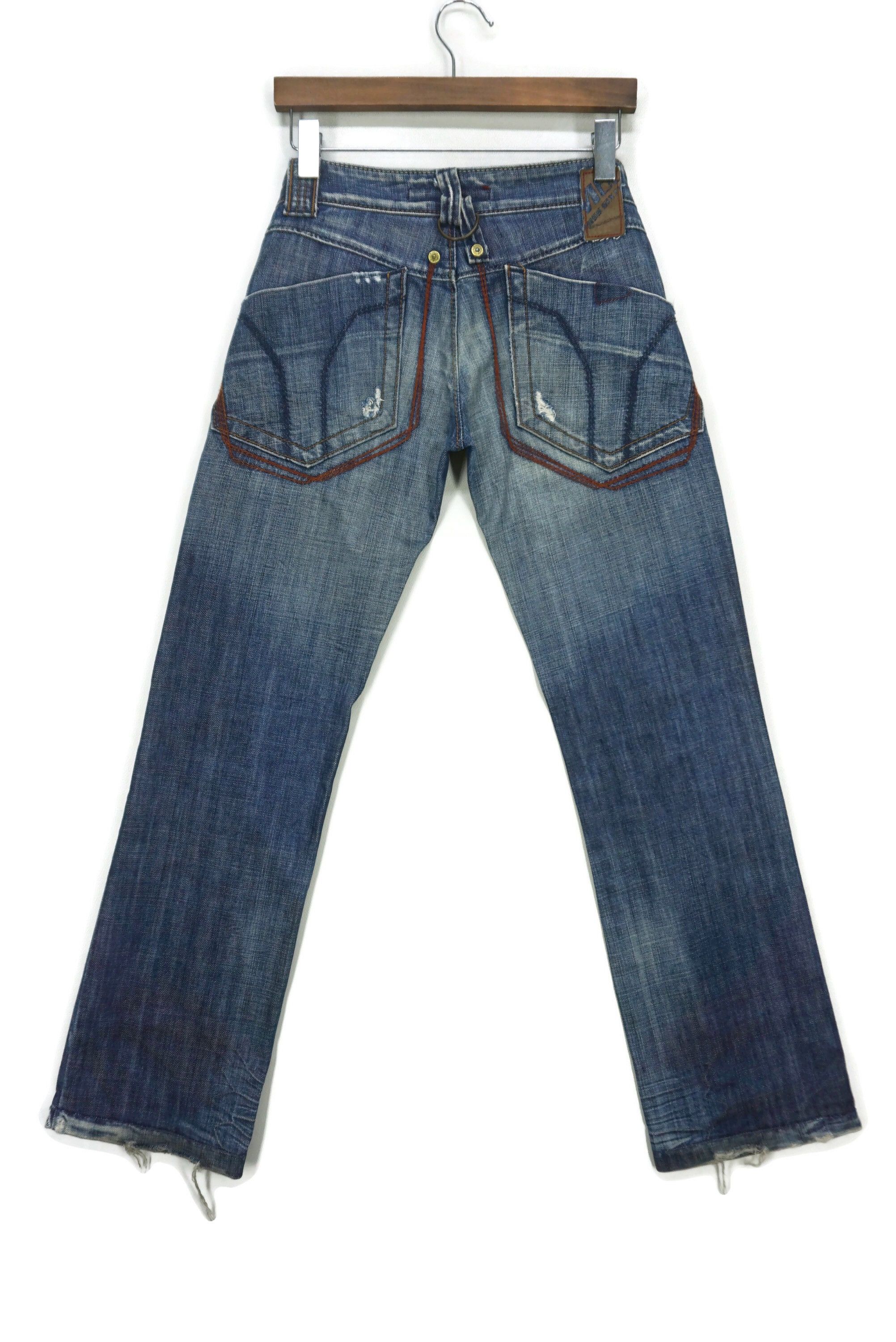 image of Miss Sixty x Rodeo Workwear Hickory Carpenter Dungarees Made In Italy in Blue, Women's (Size 24)