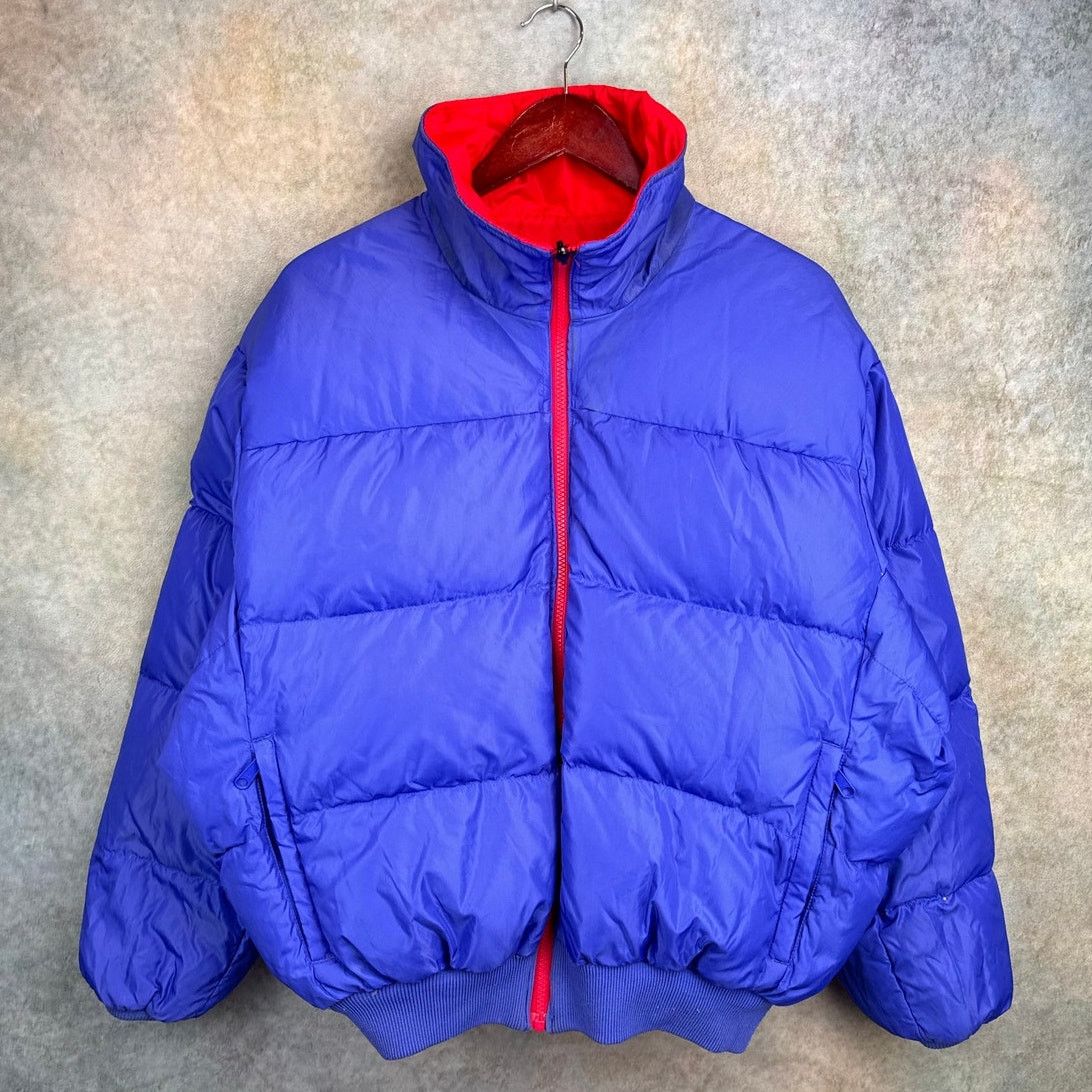 Columbia × Vintage VTG 90s Reversible Columbia Sportswear Puffer Jacket Sz L Size US L / EU 52-54 / 3 - 1 Thumbnail
