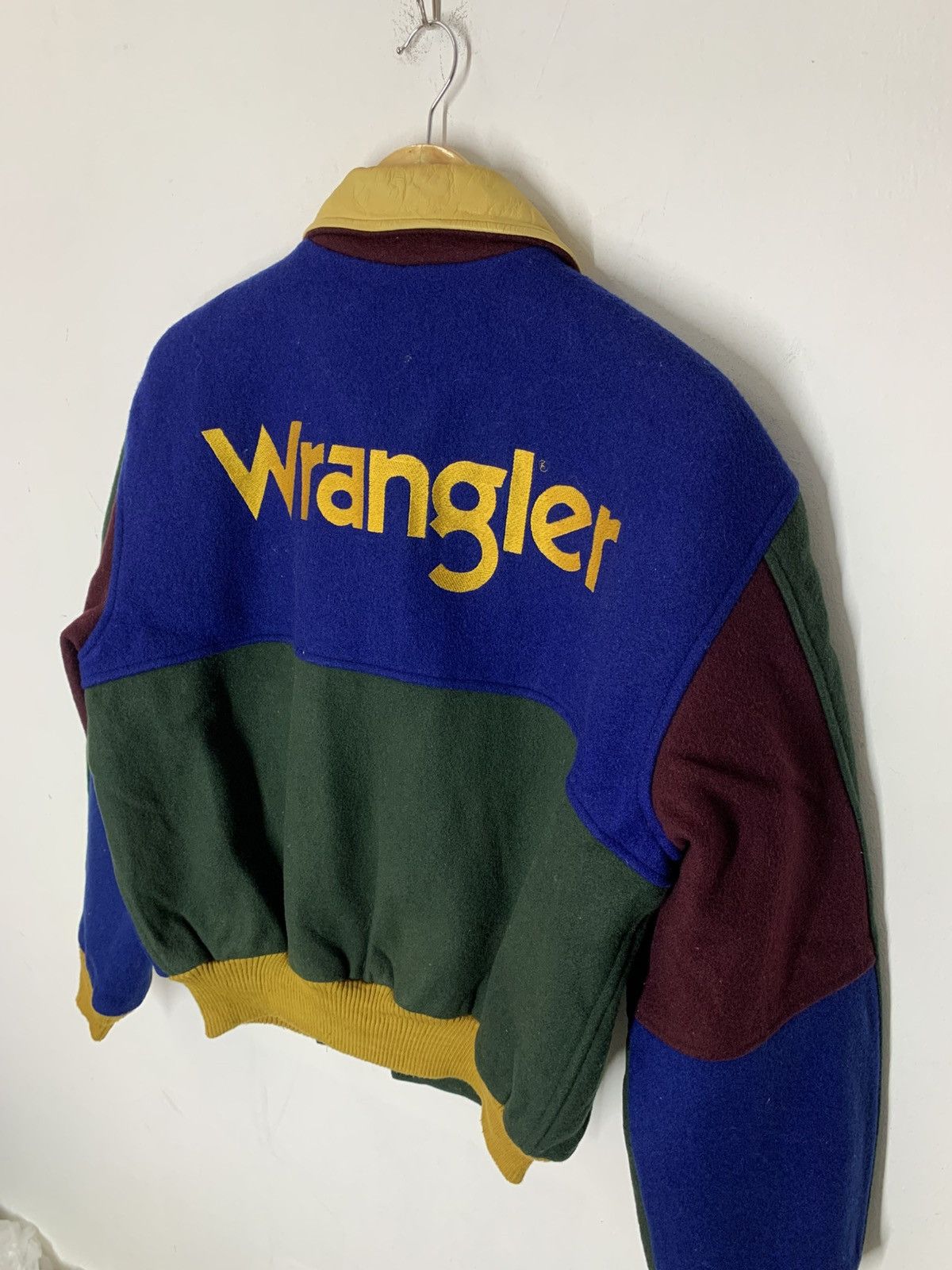 Wrangler Vintage Wrangler Varsity Wool Striking Colour Jacket Size US M / EU 48-50 / 2 - 3 Thumbnail