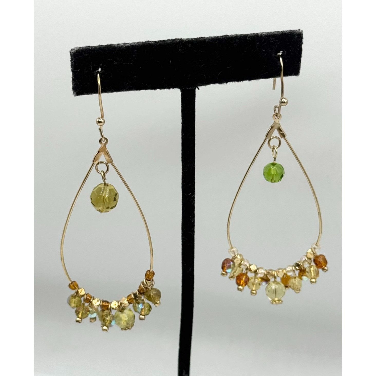 Other Crystal dangle hoop earrings Size ONE SIZE - 1 Thumbnail