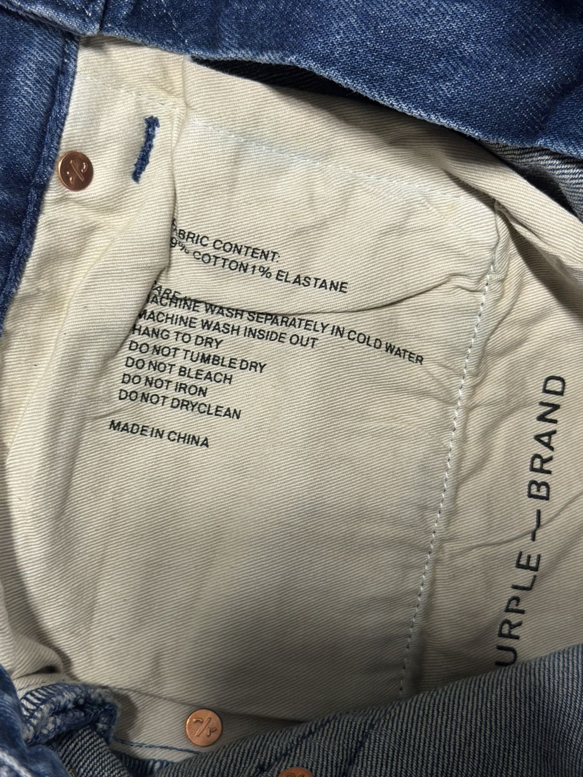 Purple Brand Purple Brand Shadow X Clean Skinny Jeans Size US 32 / EU 48 - 4 Thumbnail