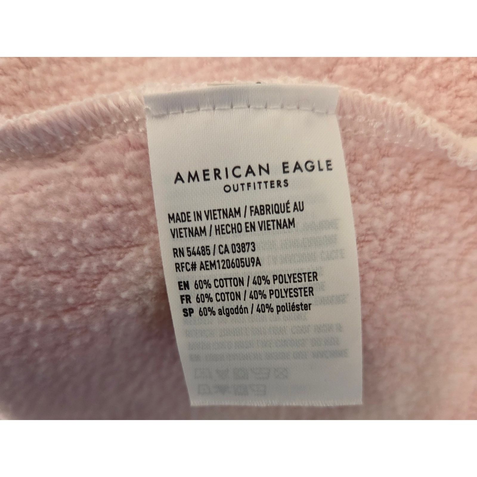 American Eagle Outfitters American Eagle Blush Pink Tie-Dye Pullover - Women's L Size L / US 10 / IT 46 - 8 Thumbnail