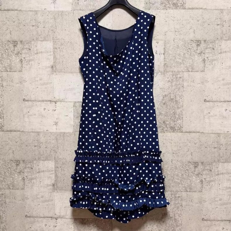 Other Comme Des Garcons One-piece dress. Navy blue. Classic whit Size S / US 4 / IT 40 - 2 Thumbnail