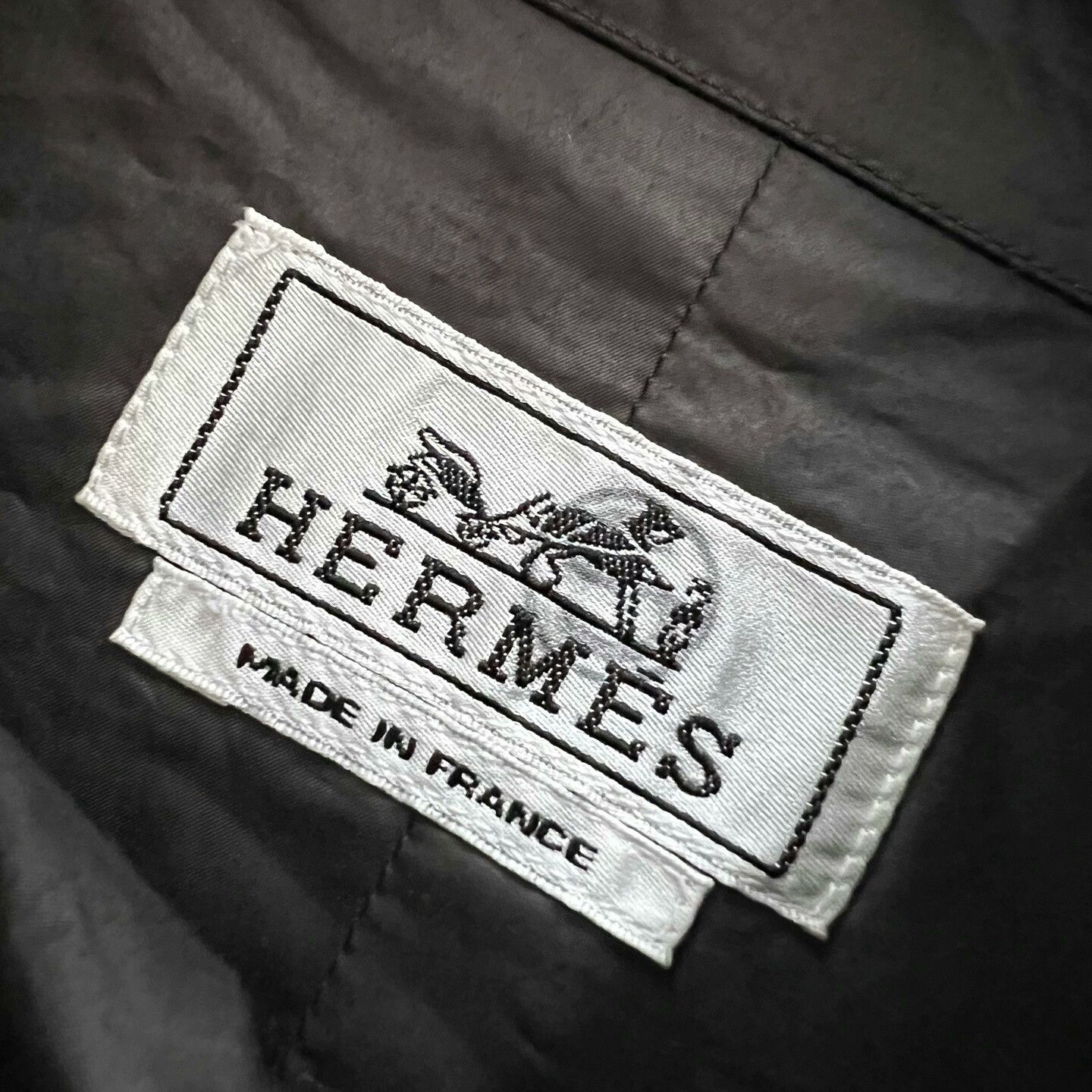 Hermes HERMES Colorblock Collar Long-Sleeve Top Size US M / EU 48-50 / 2 - 3 Thumbnail