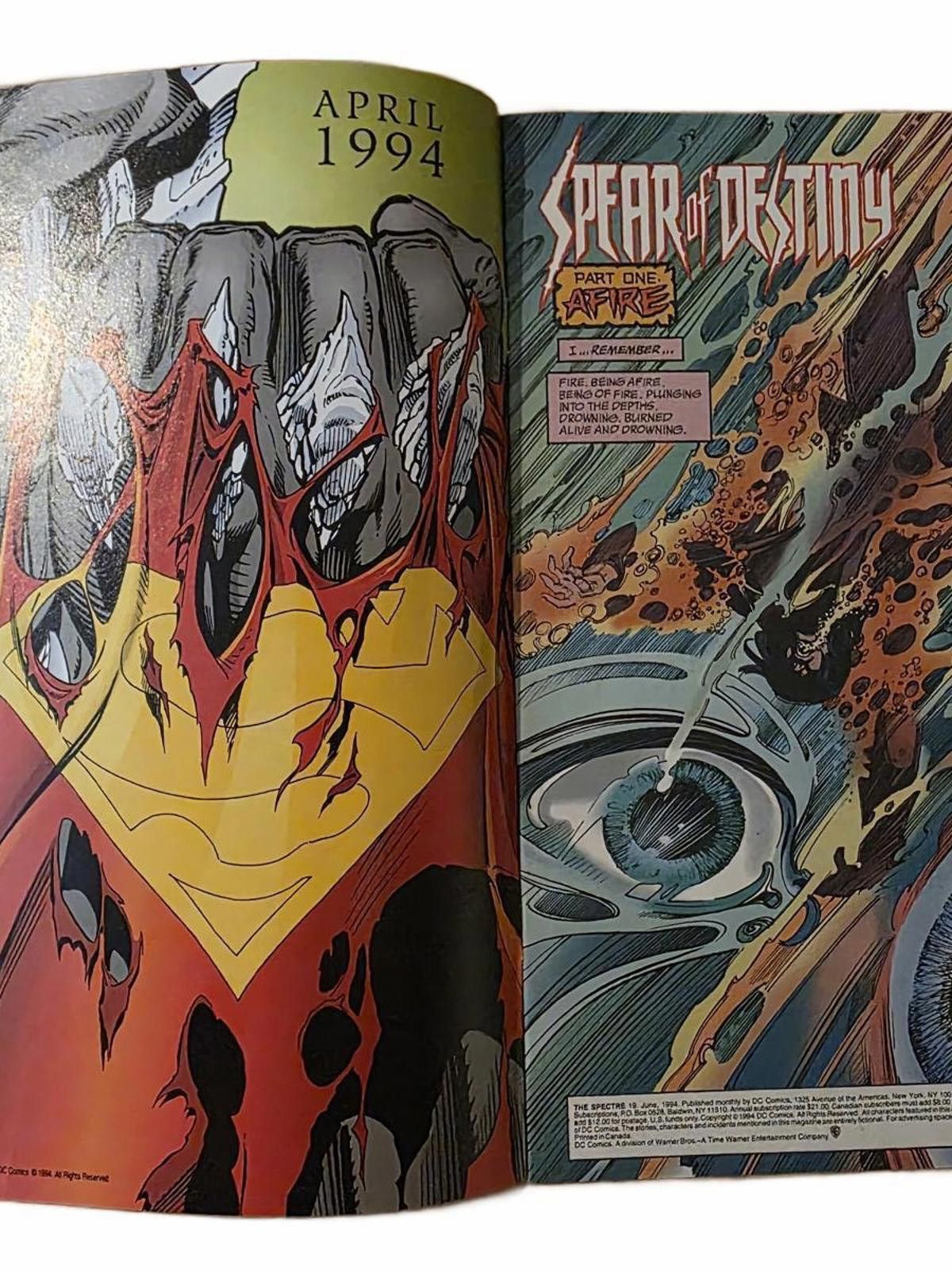 DC Comics The Spectre Comic Issue 19 1994 C Size ONE SIZE - 4 Thumbnail